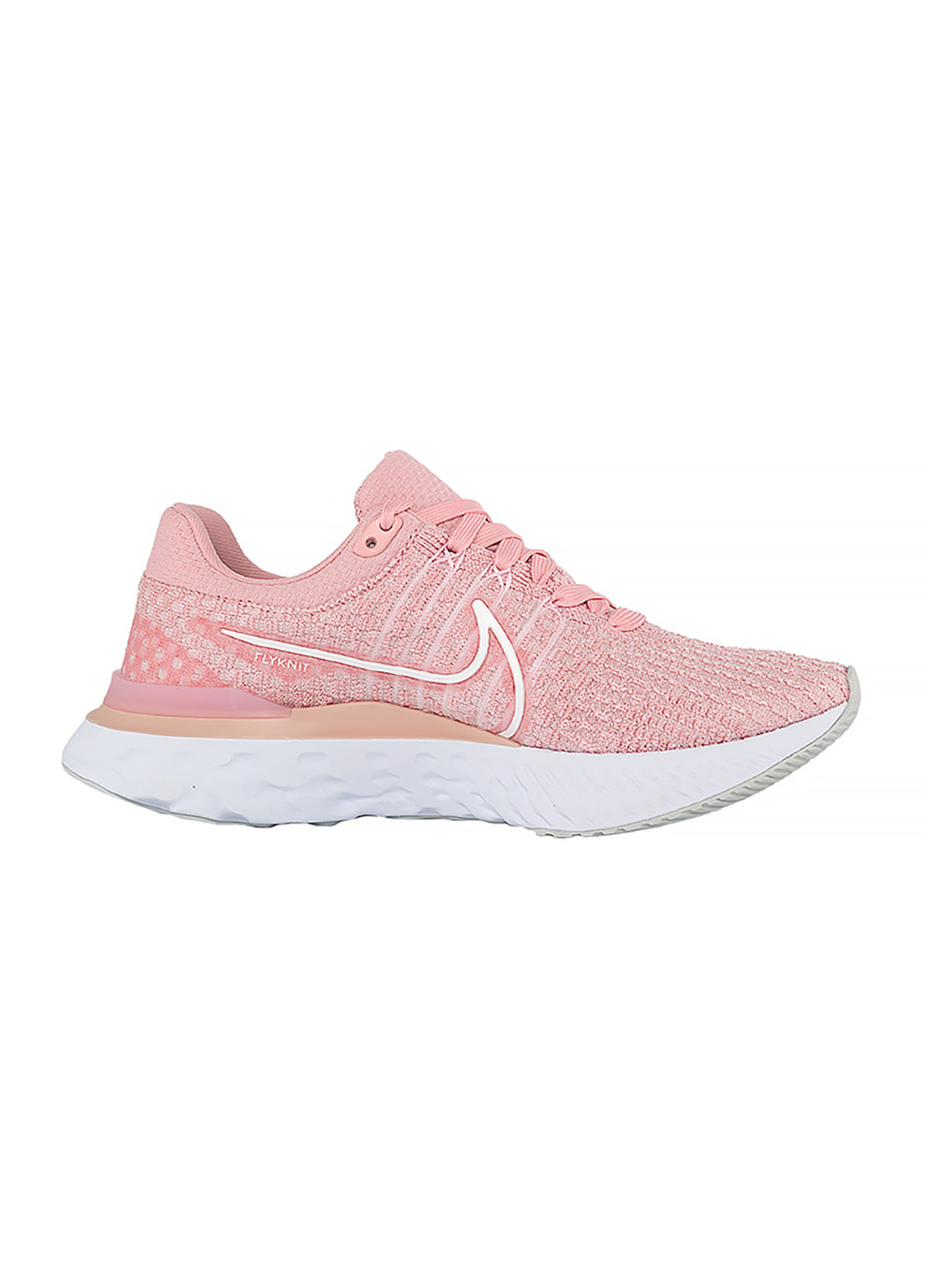 Розовые демисезонные женские кроссовки react infinity run fk 3 розовый Nike