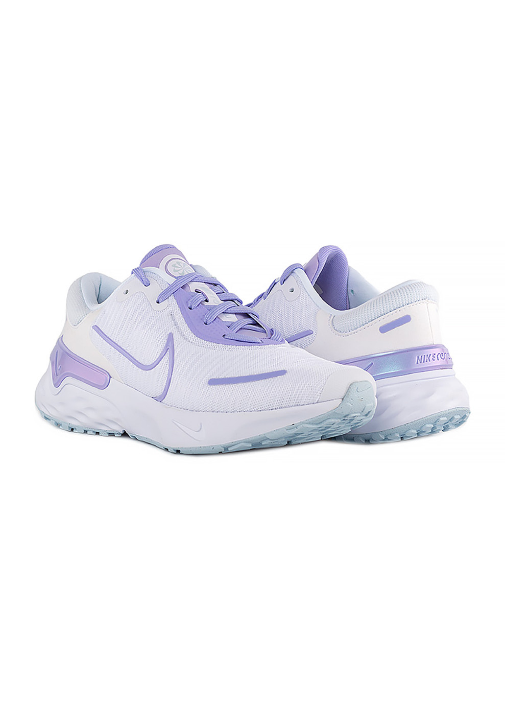 Белые демисезонные женские кроссовки w renew run 4 белый Nike