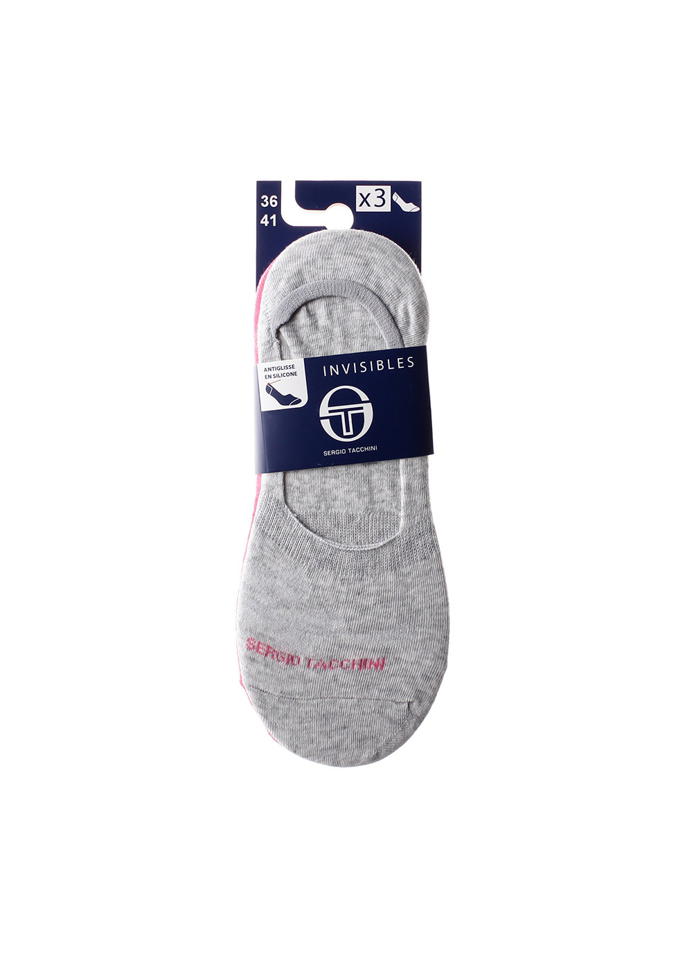 Шкарпетки 3-pack white/pink/gray Sergio Tacchini (260943475)