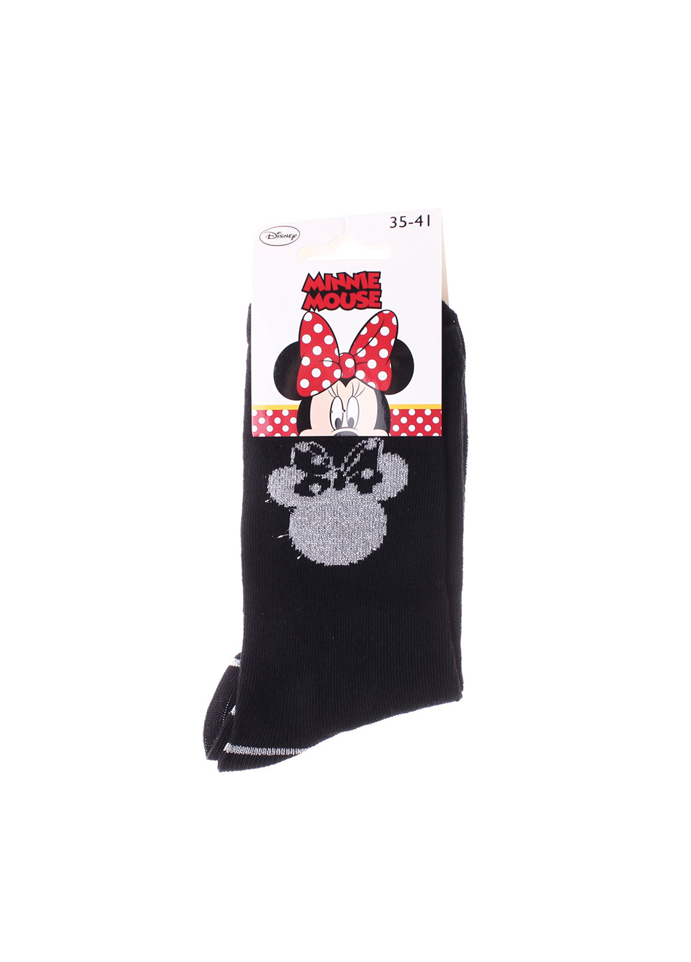Шкарпетки Minnie Shadow Of Minnie'S Head Knot 1-pack black/silver Disney (260942907)