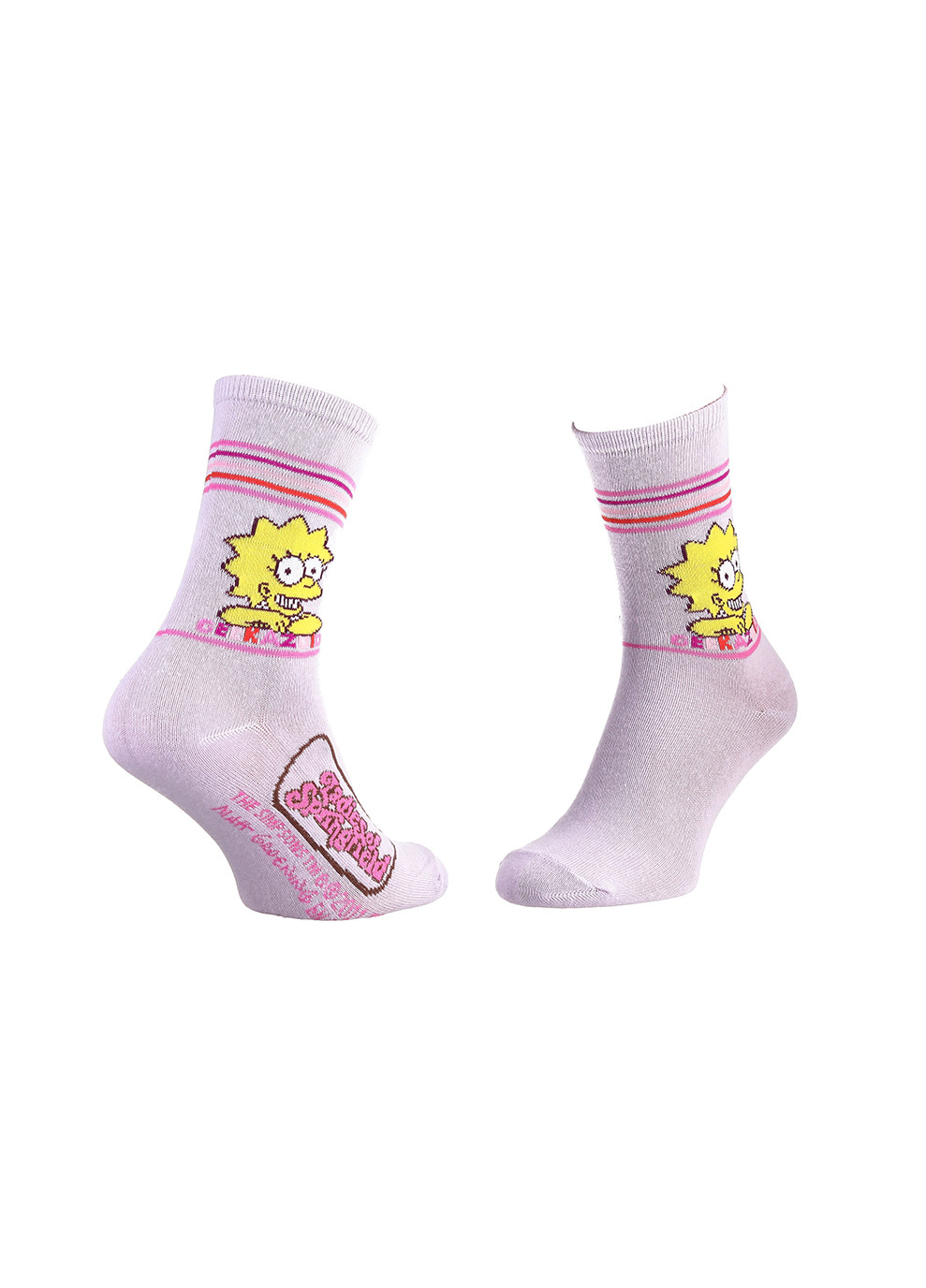 Носки Lisa Geekazoid 1-pack pale pink The Simpsons (260943516)