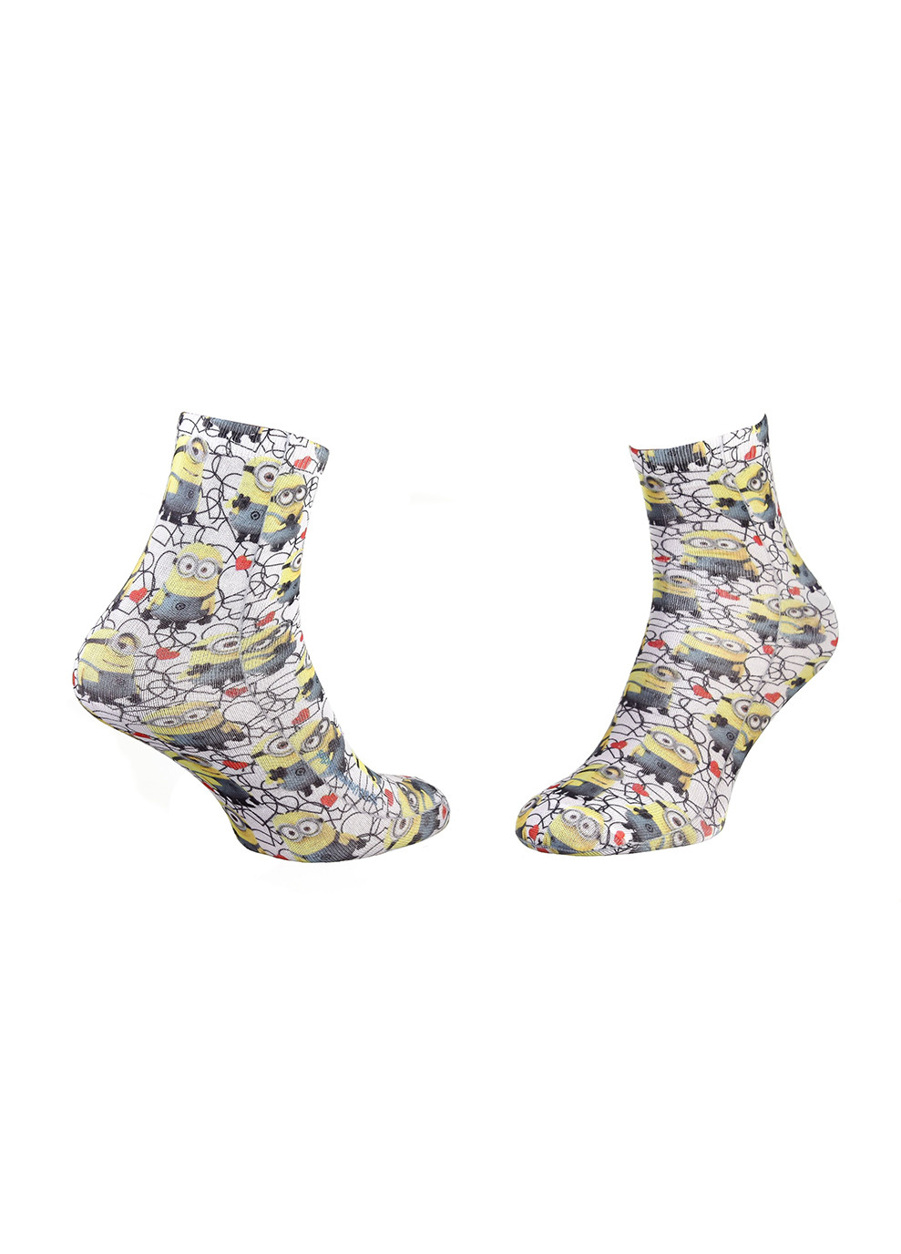 Білі шкарпетки all over de coeur 1-pack white Minions логотипи (260943939)