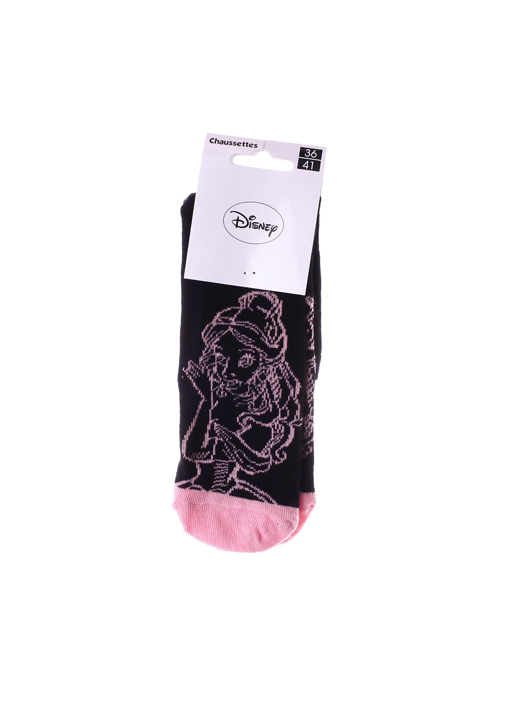 Шкарпетки Princess Belle 1-pack black/pink Disney (260942897)