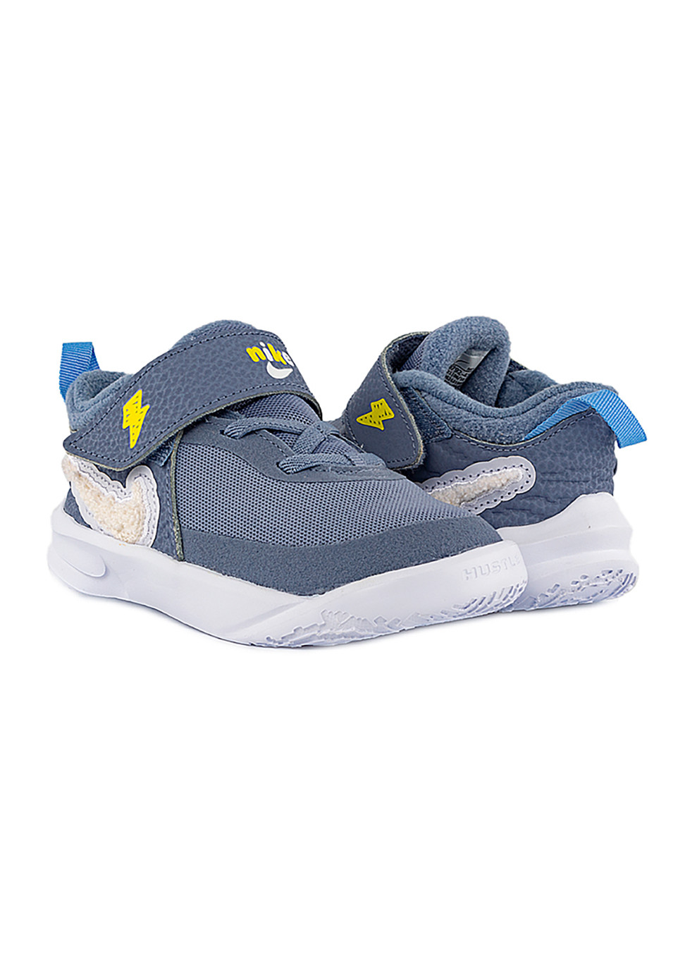 Синие демисезонные детские кроссовки team hustle d 10 dream (td) синий Nike