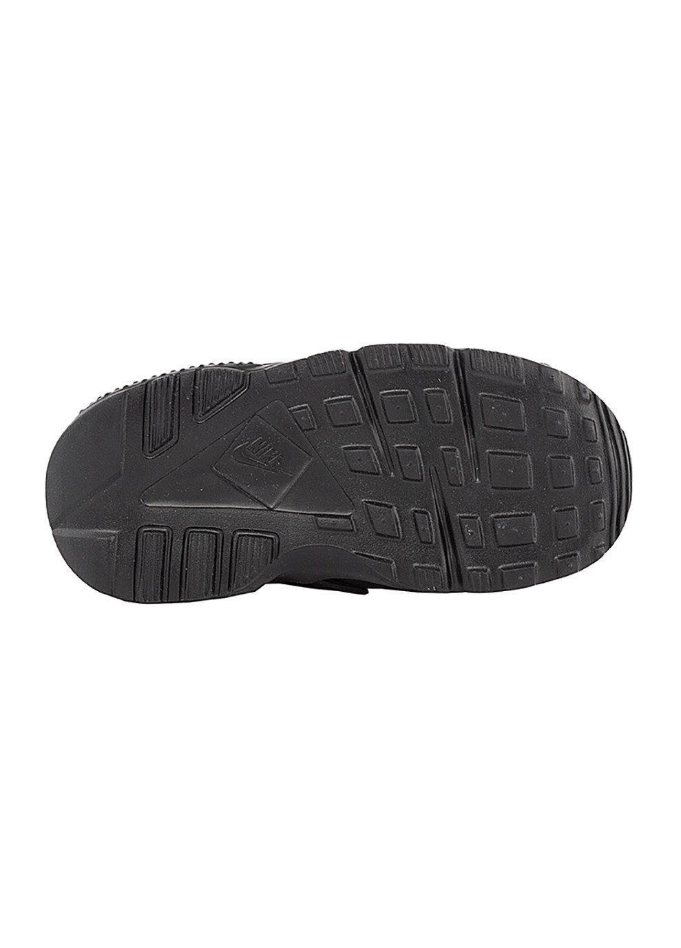 Черные демисезонные детские кроссовки huarache run (td) черный Nike