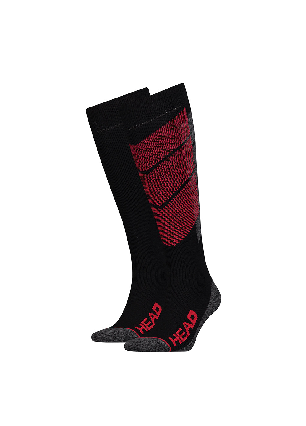 Носки Unisex Ski Graphic Kneehigh 2-pack Черный; Красный Head (260943114)