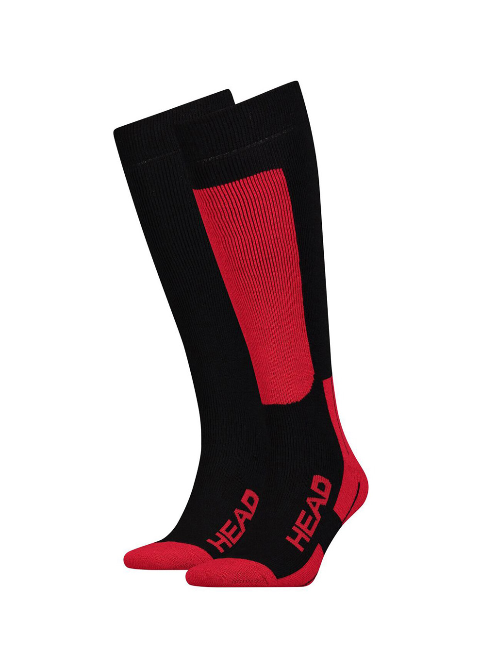 Носки Unisex Ski Kneehigh 2-pack Черный; Красный Head (260943834)