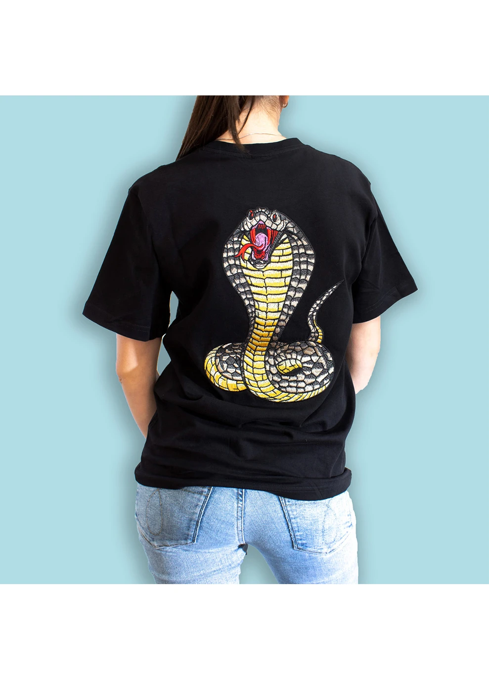Женская Футболка Big Cobra Black No Brand - (260943489)