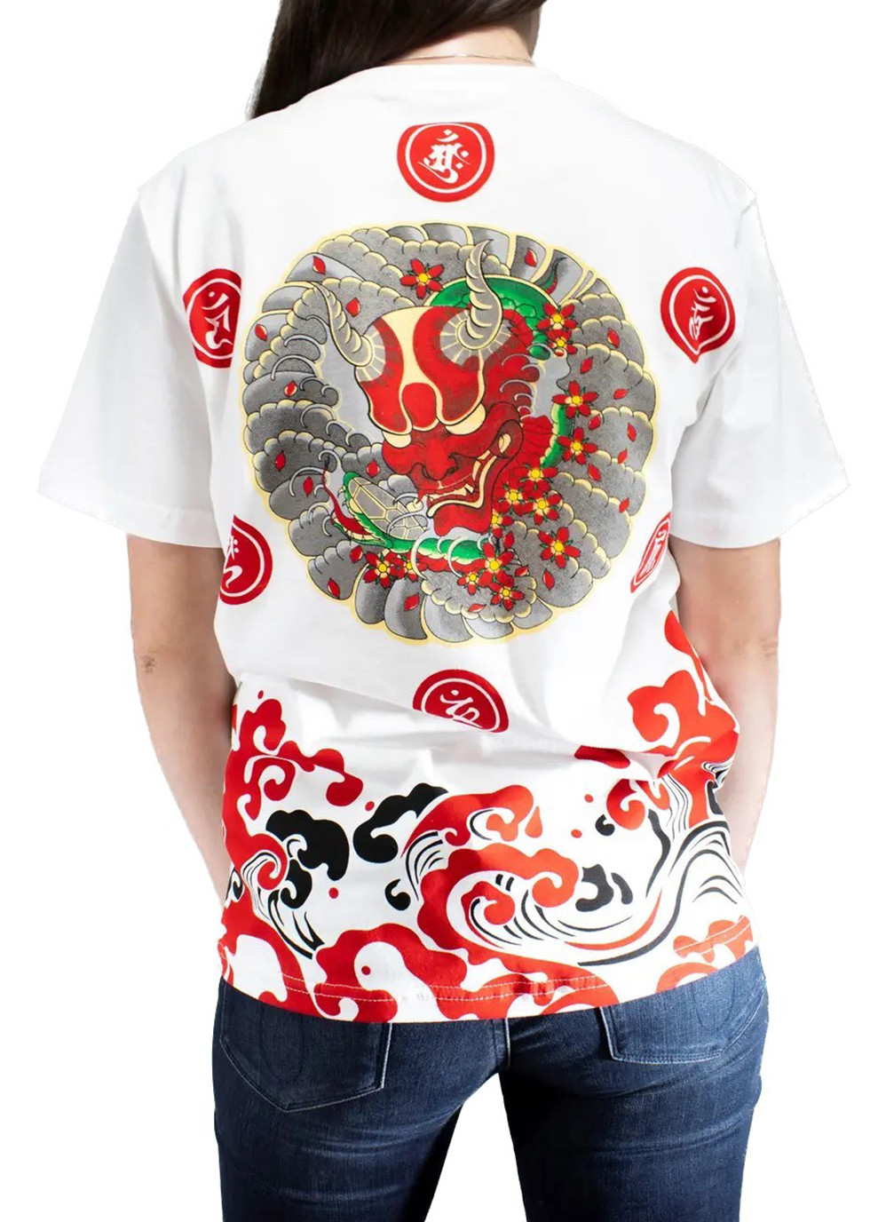 Жіноча Футболка Hannya Wisdom White No Brand - (260942609)