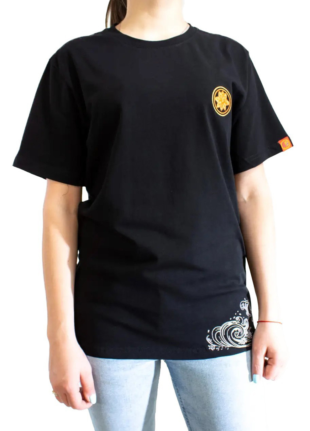 Женская Футболка Gold Fish Black No Brand - (260942600)