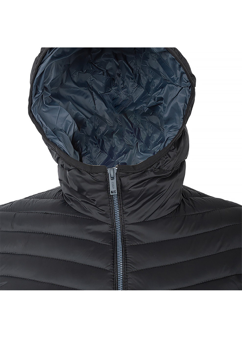 Черная зимняя женская куртка jacket fix hood черный CMP