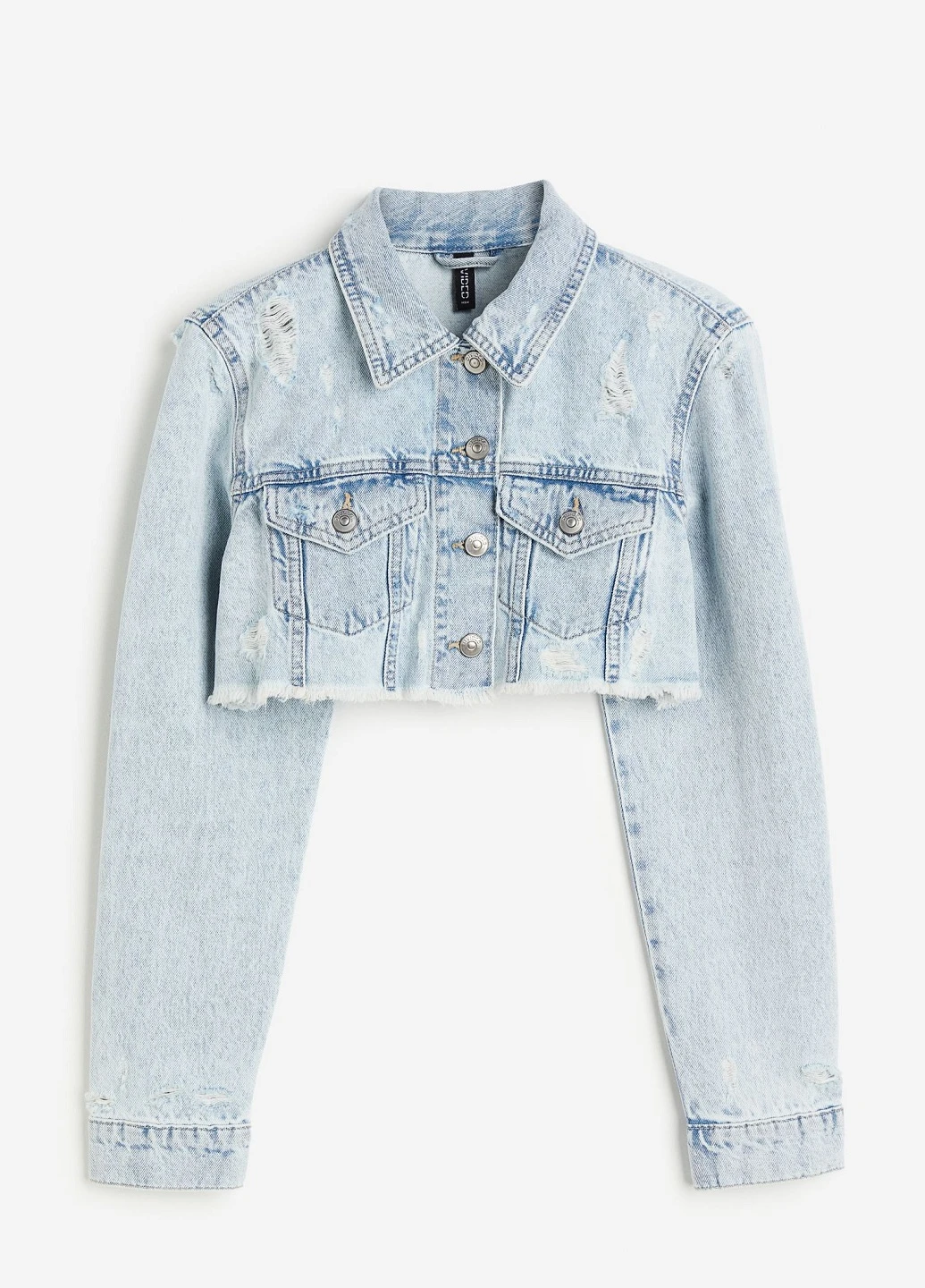 Блакитна демісезонна куртка H&M