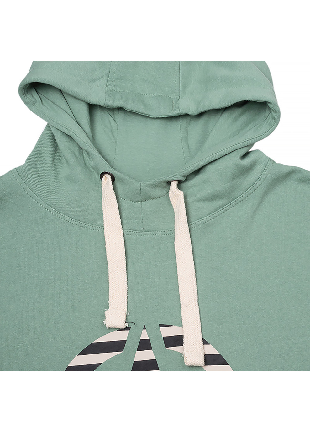 Жіноче Худі HOODED OVERSIZE SWEATSHIRT STAR Striped Print Хакі Jeep (260944478)