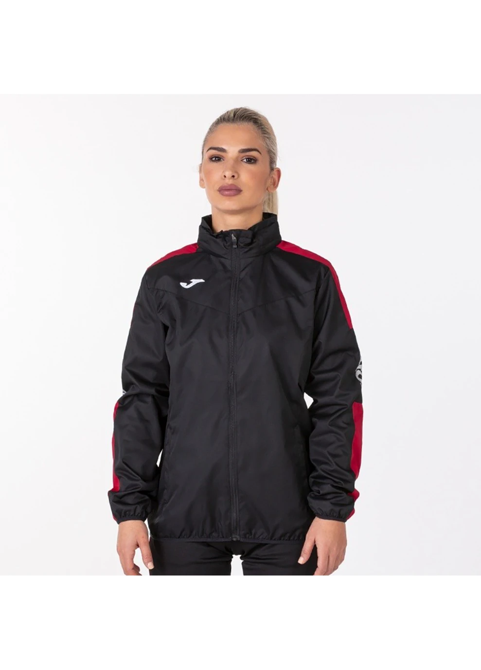 Жіноча вітровка RAINJACKET CHAMPION IV BLACK-RED WOMAN чорний,червоний Joma (260946516}