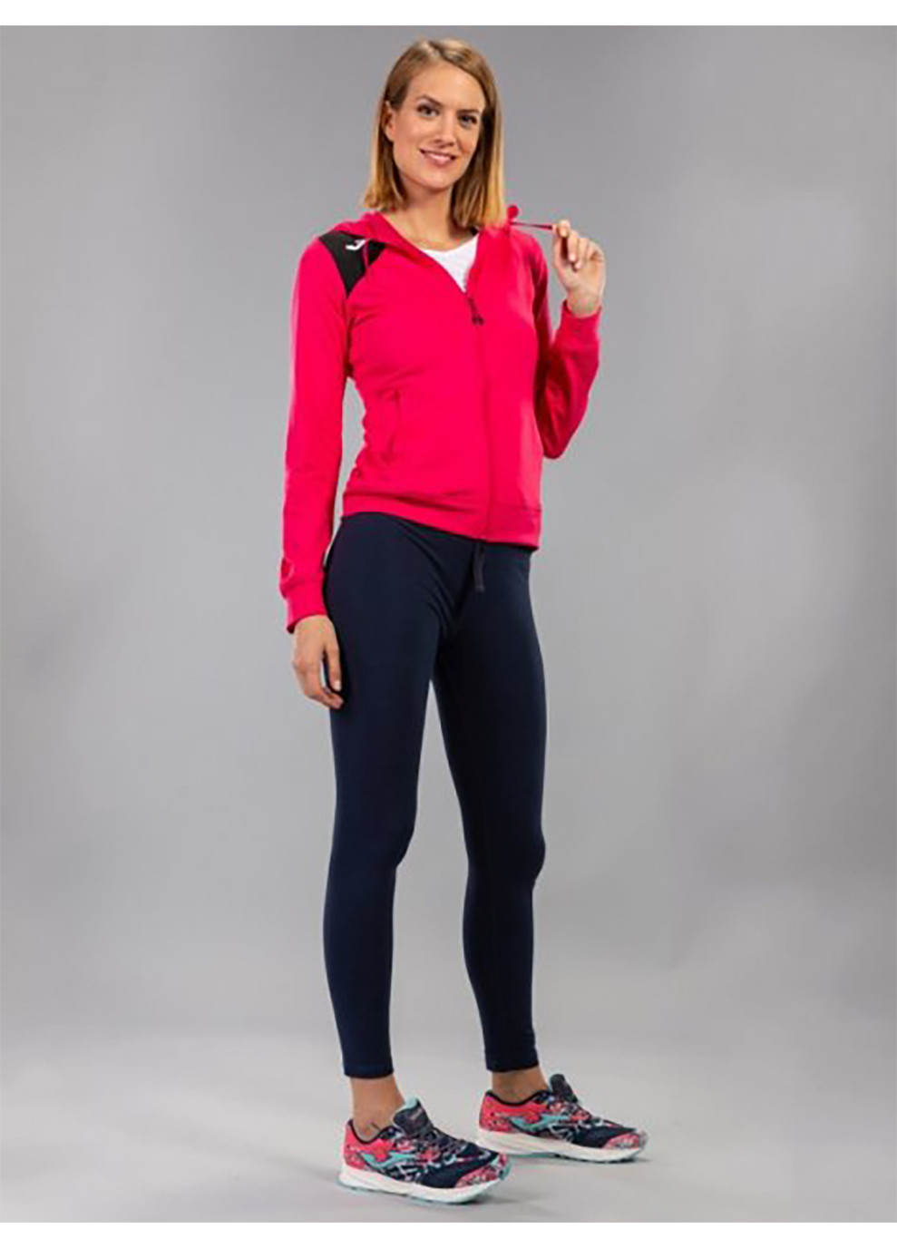 Темно-синие демисезонные женские спортивные леггинсы latino ii темно-синий Joma