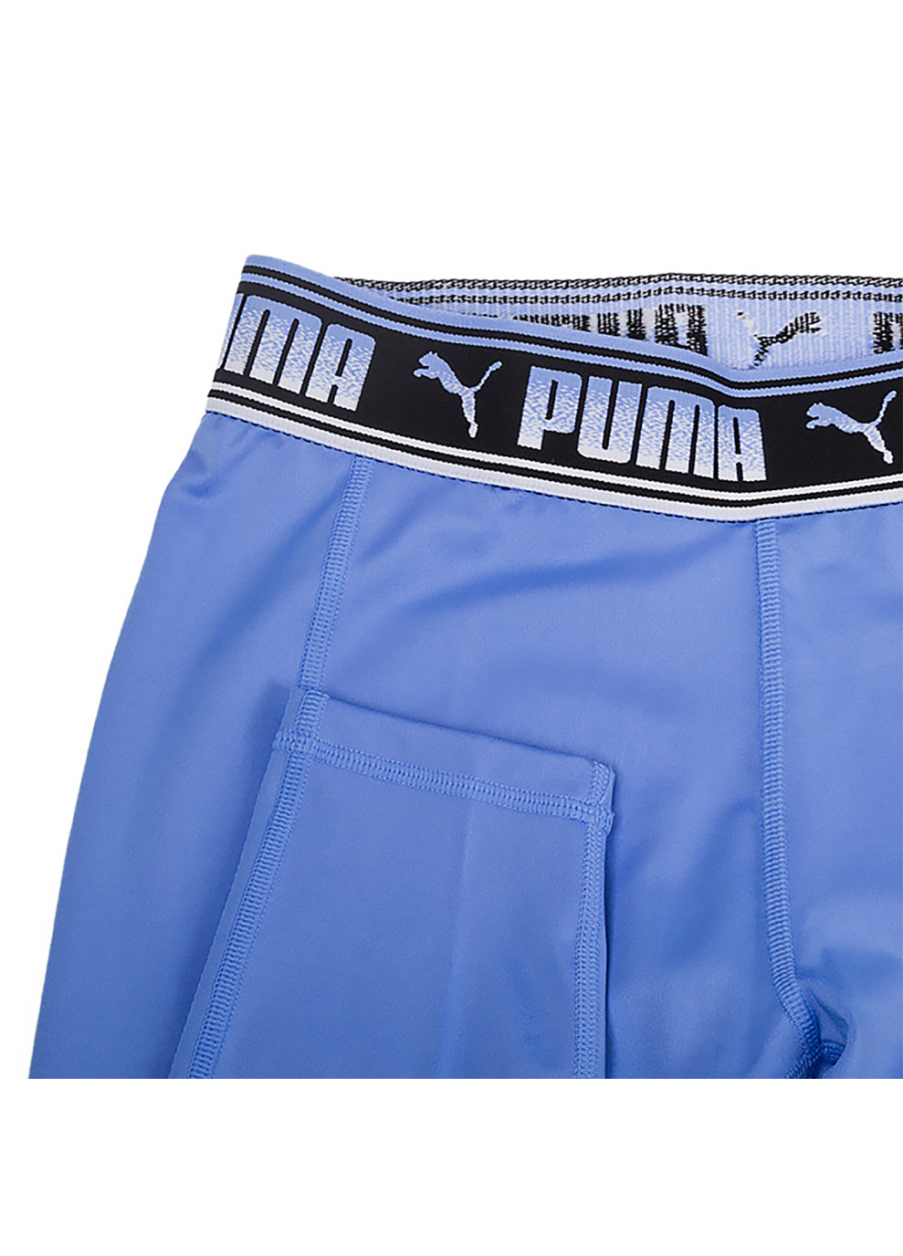 Голубые демисезонные женские леггинсы train strong hw tight голубой Puma