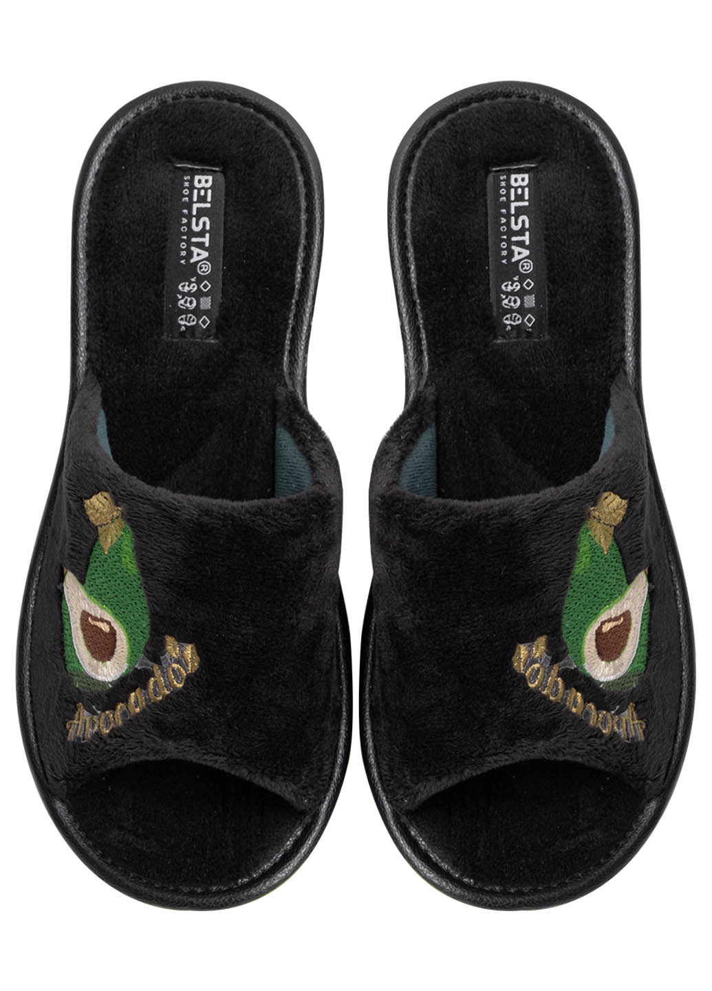 Черные тапочки Белста