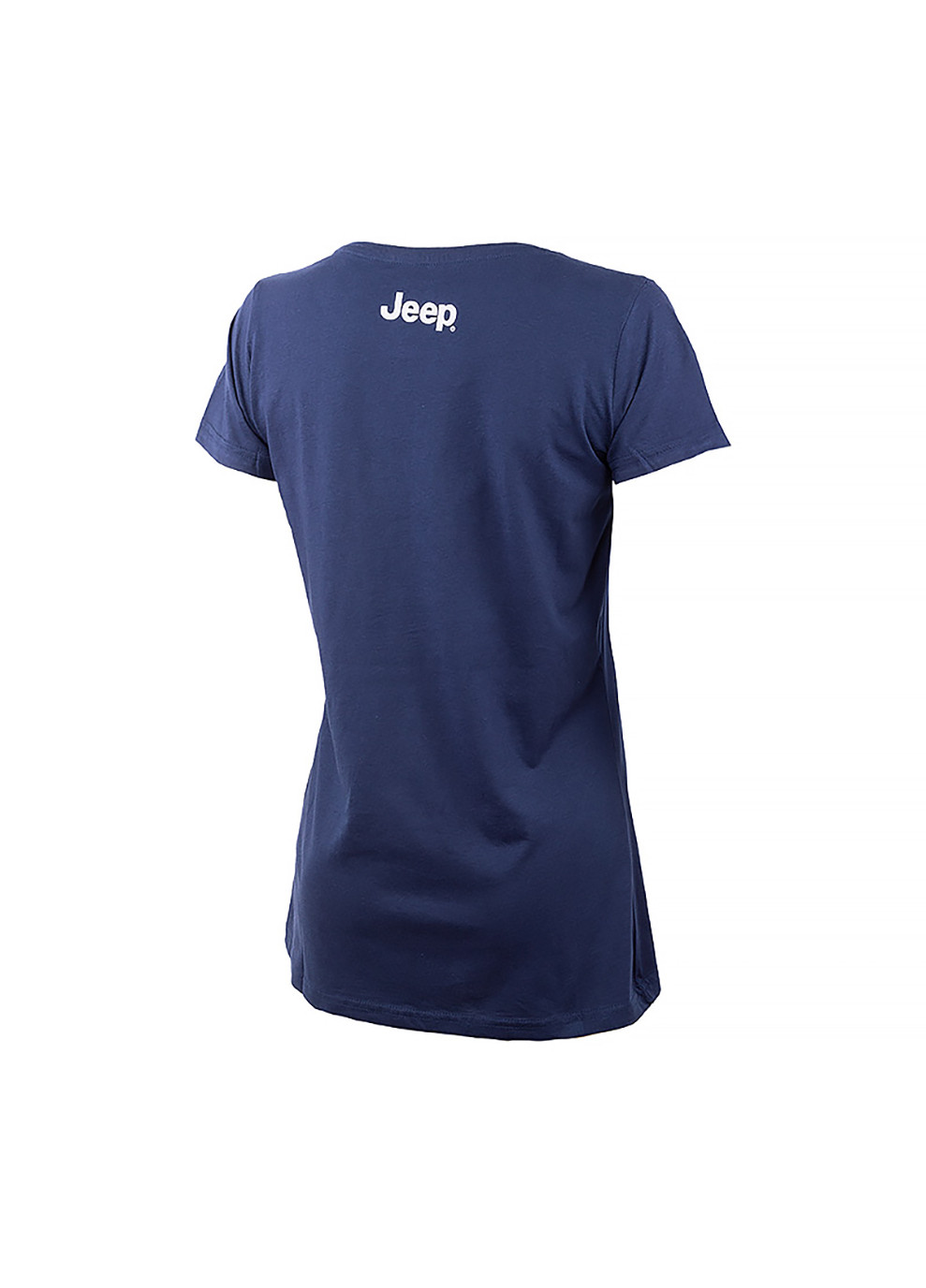 Синяя демисезон женская футболка t-shirt star botanical print j22w синий Jeep