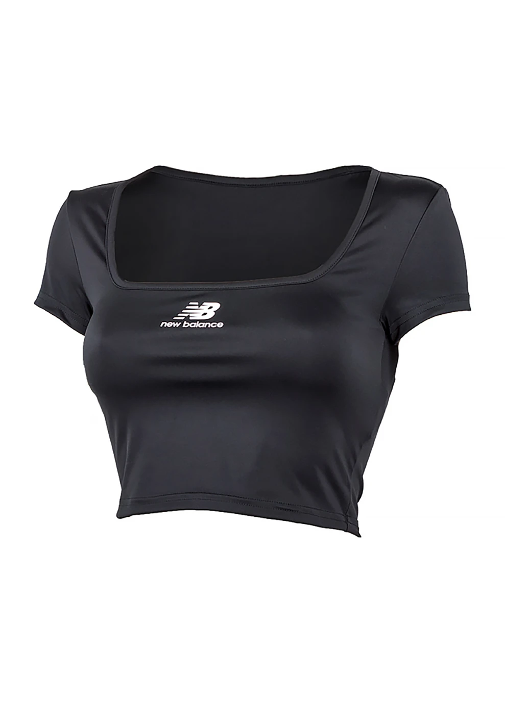 Женская Футболка Athletics Amplified Черный New Balance - (260955860)