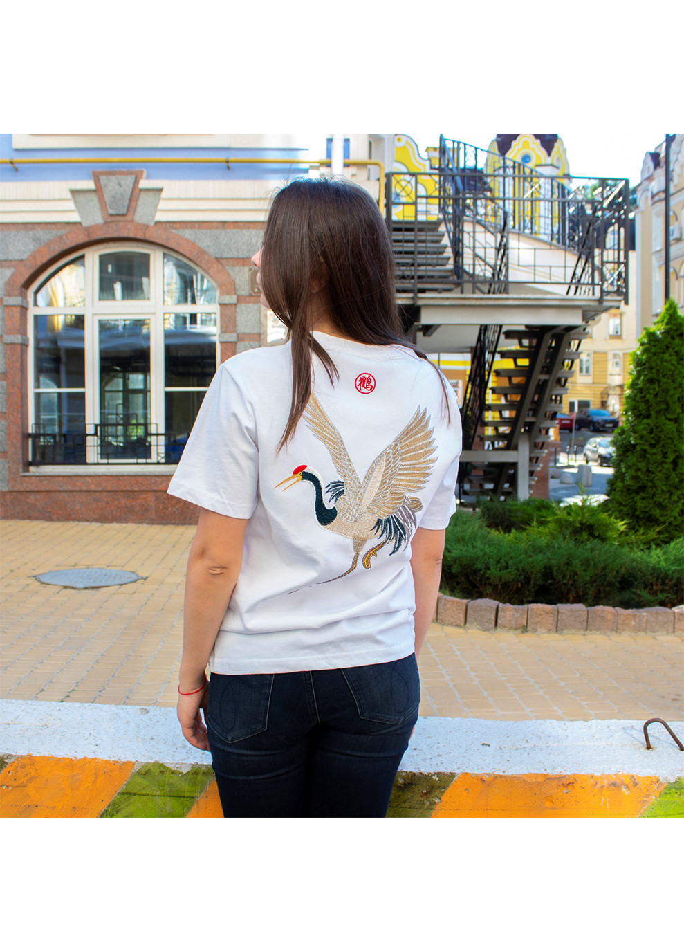 Жіноча Футболка Shiny Stork White No Brand - (260955663)