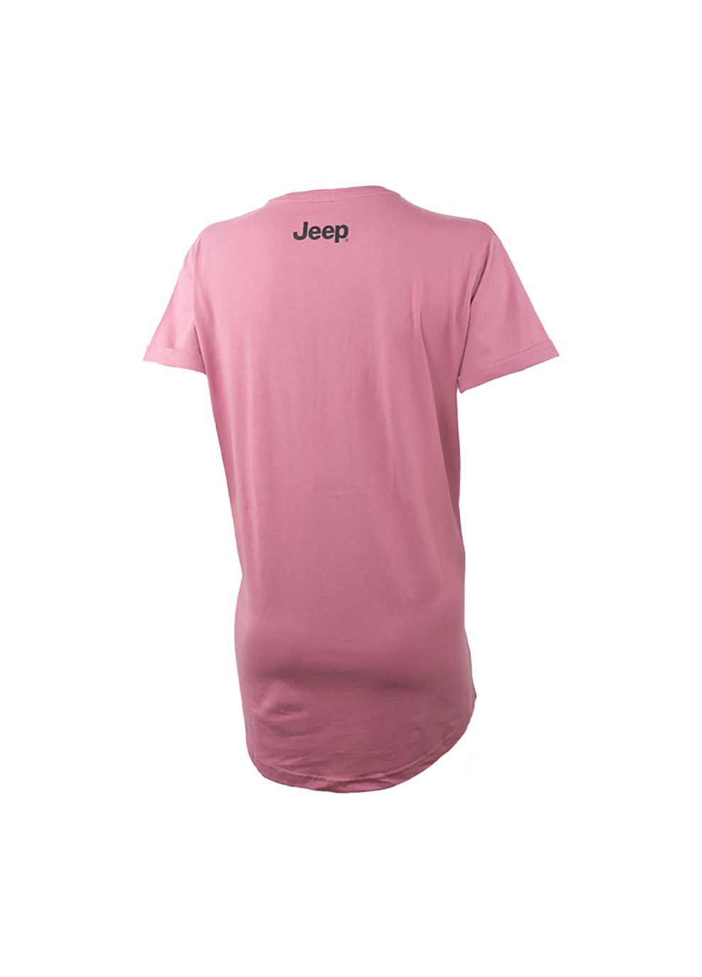 Жіноча Футболка T-SHIRT OVERSIZE STAR Striped Print Turn Фіолетовий Jeep - (260955651)