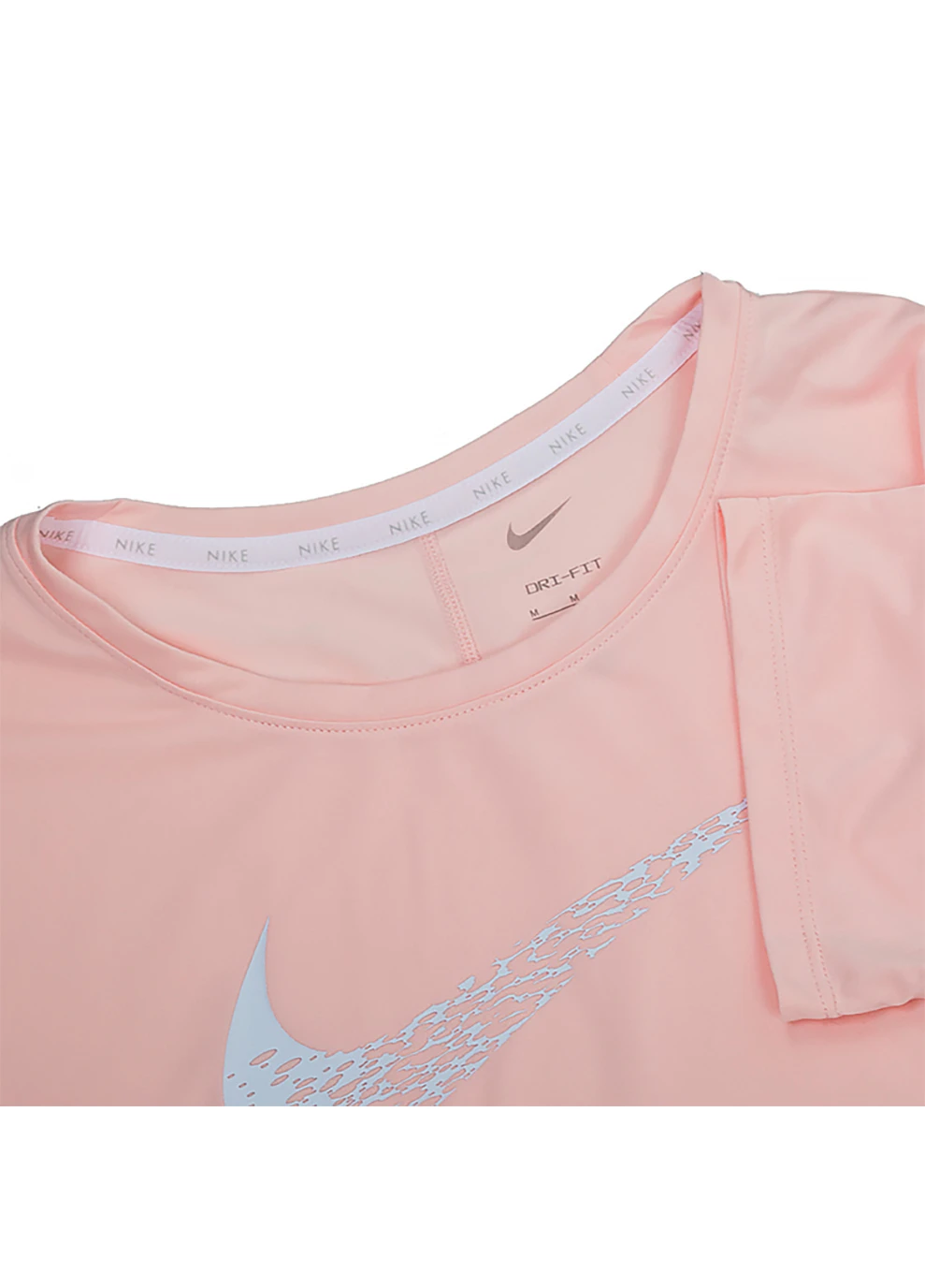 Жіноча Футболка W NK SWOOSH RUN SS TOP Рожевий Nike - (260955755)