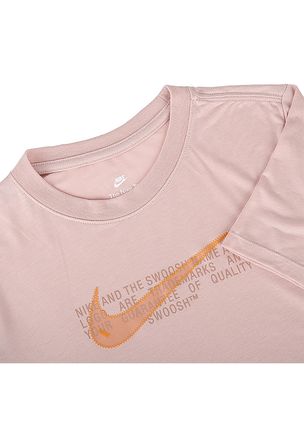 Жіноча Футболка W NSW TEE SIM CRP SWOOSH Бежевий Nike - (260955773)