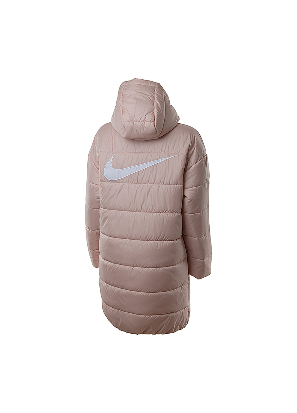 Розовая демисезонная женская куртка w nsw tf rpl classic hd parka розовый Nike