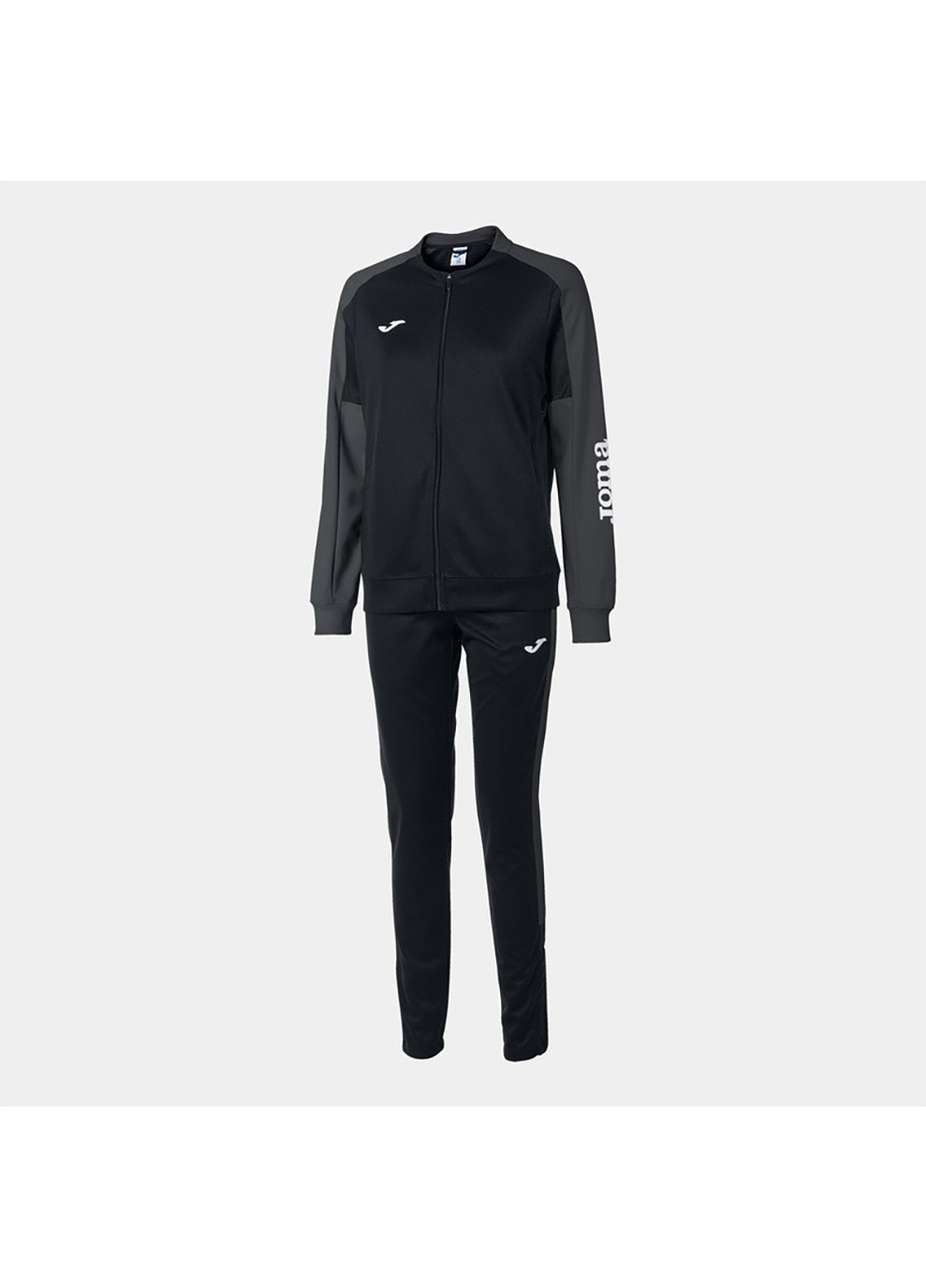 Женский спортивный костюм ECO CHAMPIONSHIP TRACKSUIT черный,темно-серый Joma (260956019)