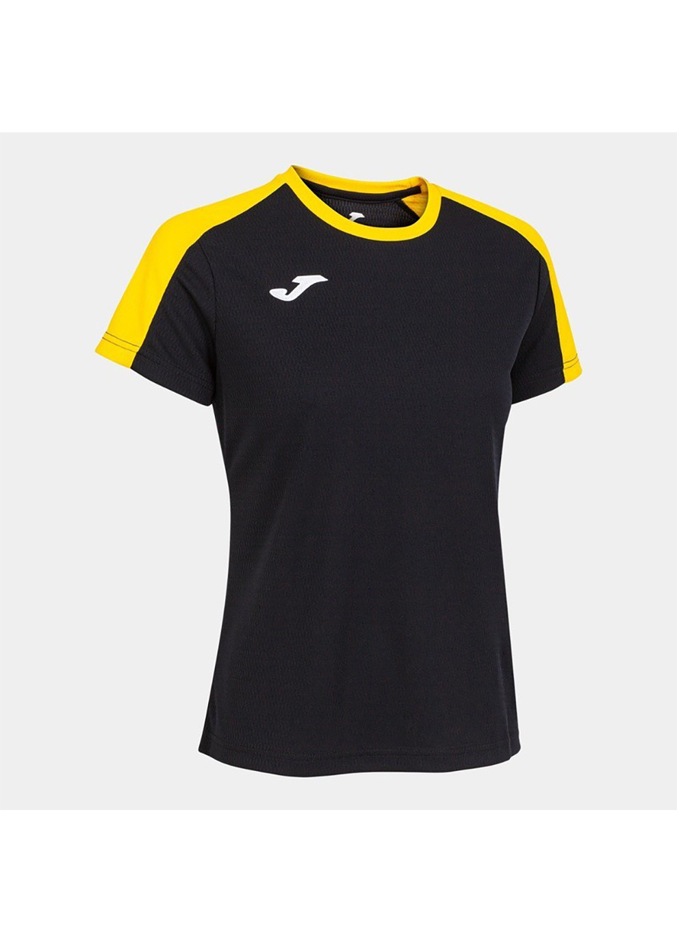 Желтая демисезон футболка eco championship short sleeve t-shirt черный,жёлтый Joma