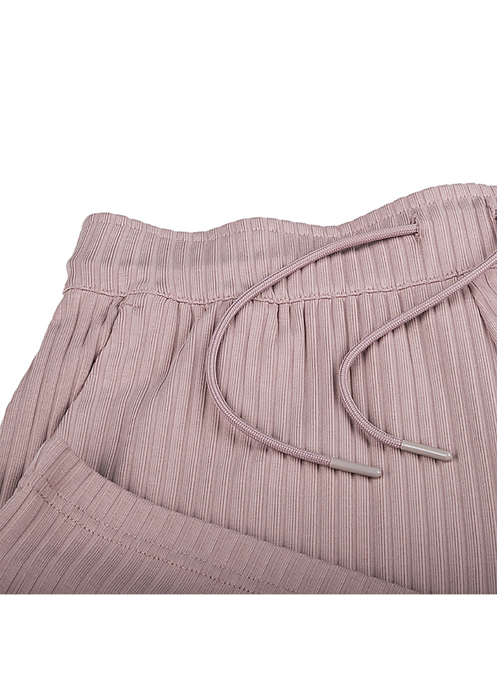 Женские Шорты W NSW RIB JRSY SHORT Бежевый Nike (260955823)