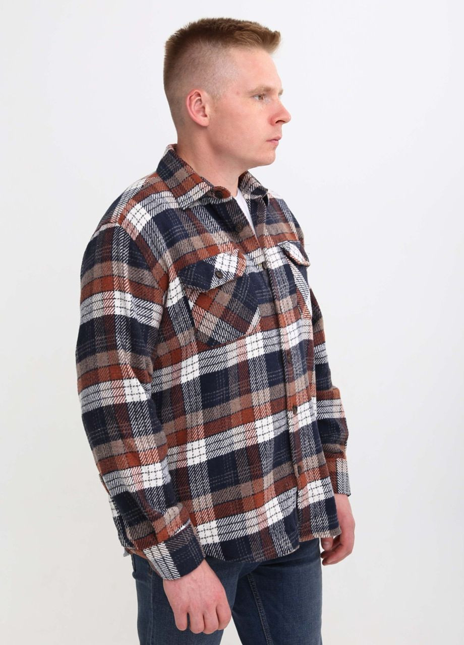 Коричневая повседневный рубашка в клетку Bagarda