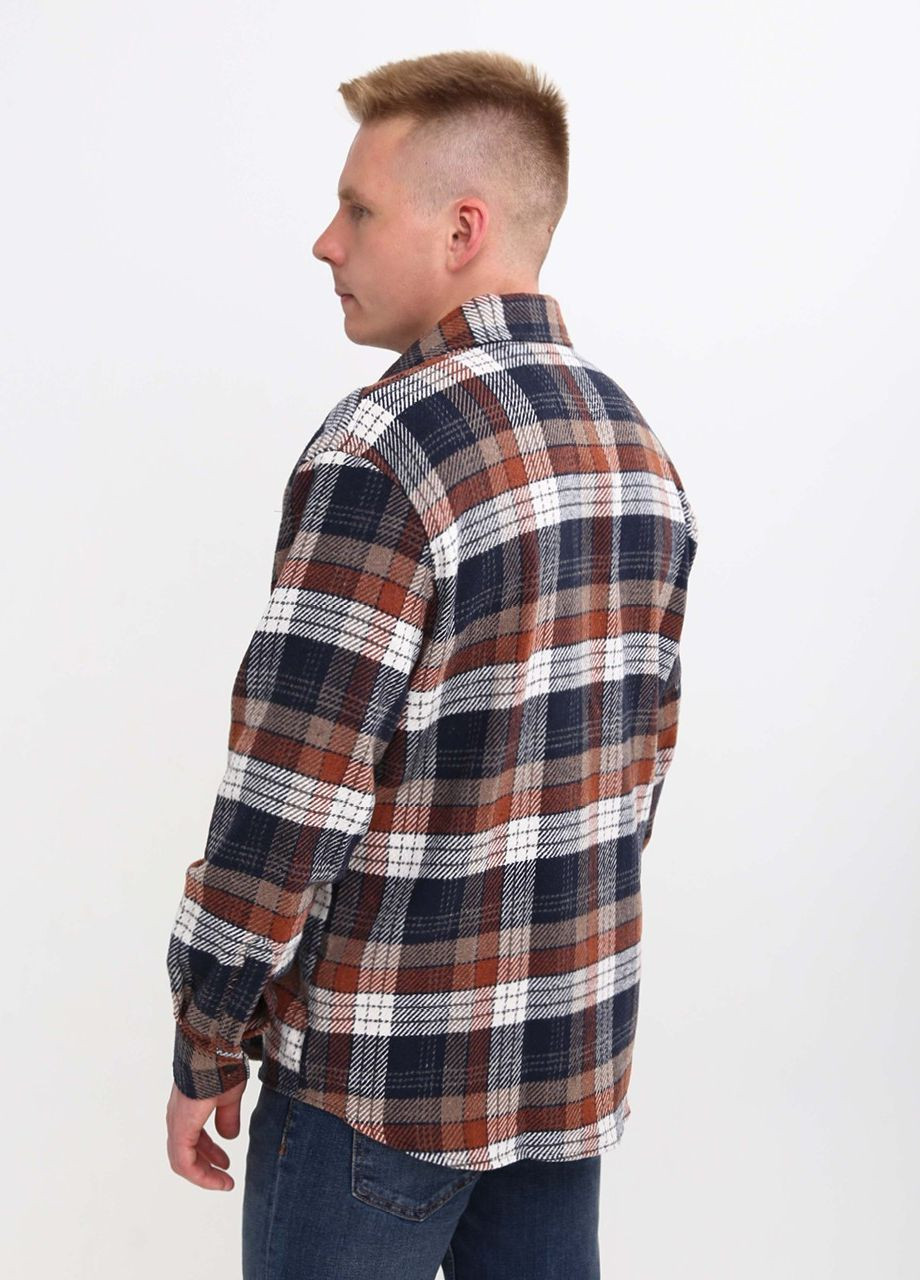 Коричневая повседневный рубашка в клетку Bagarda