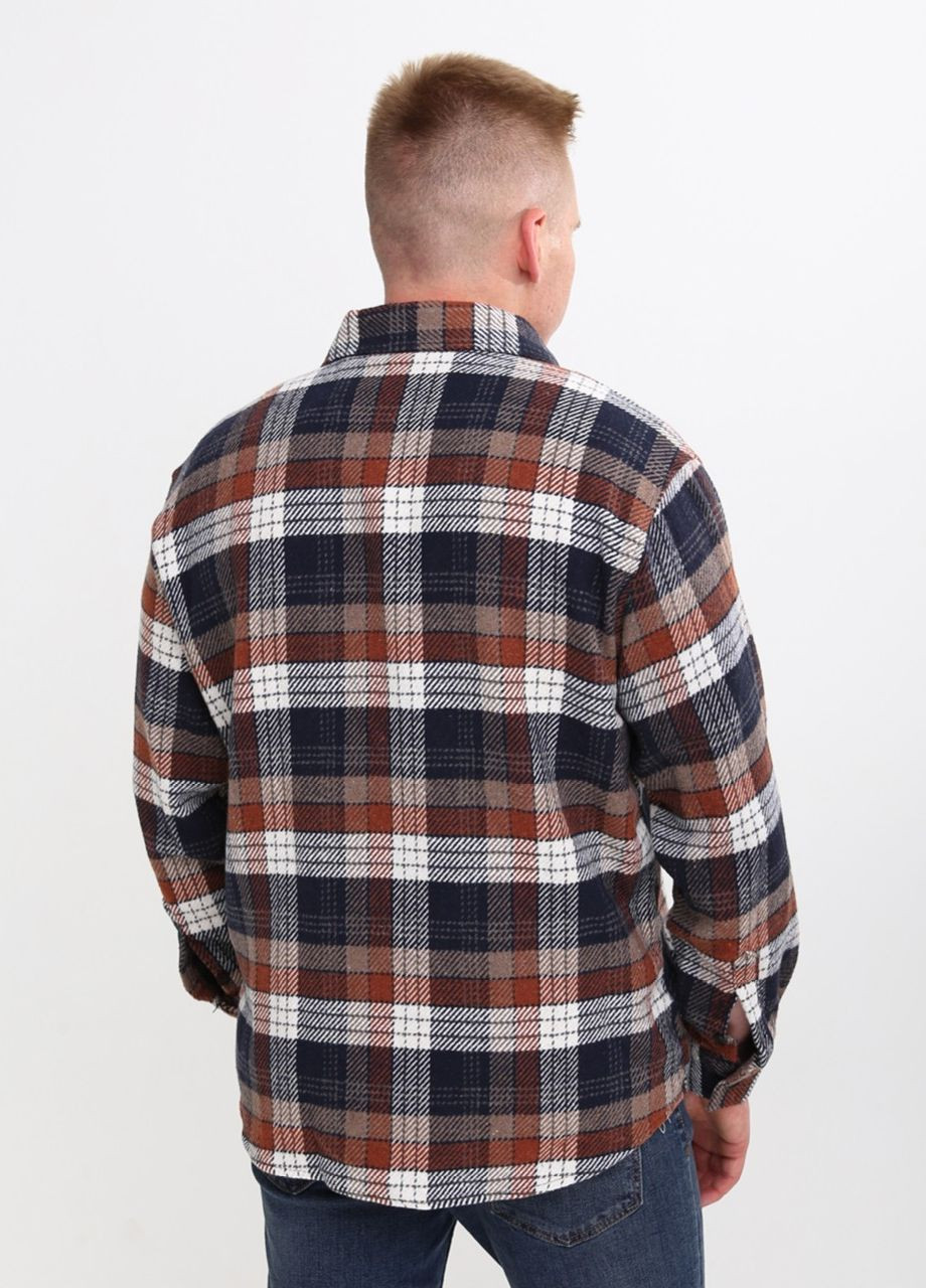 Коричневая повседневный рубашка в клетку Bagarda