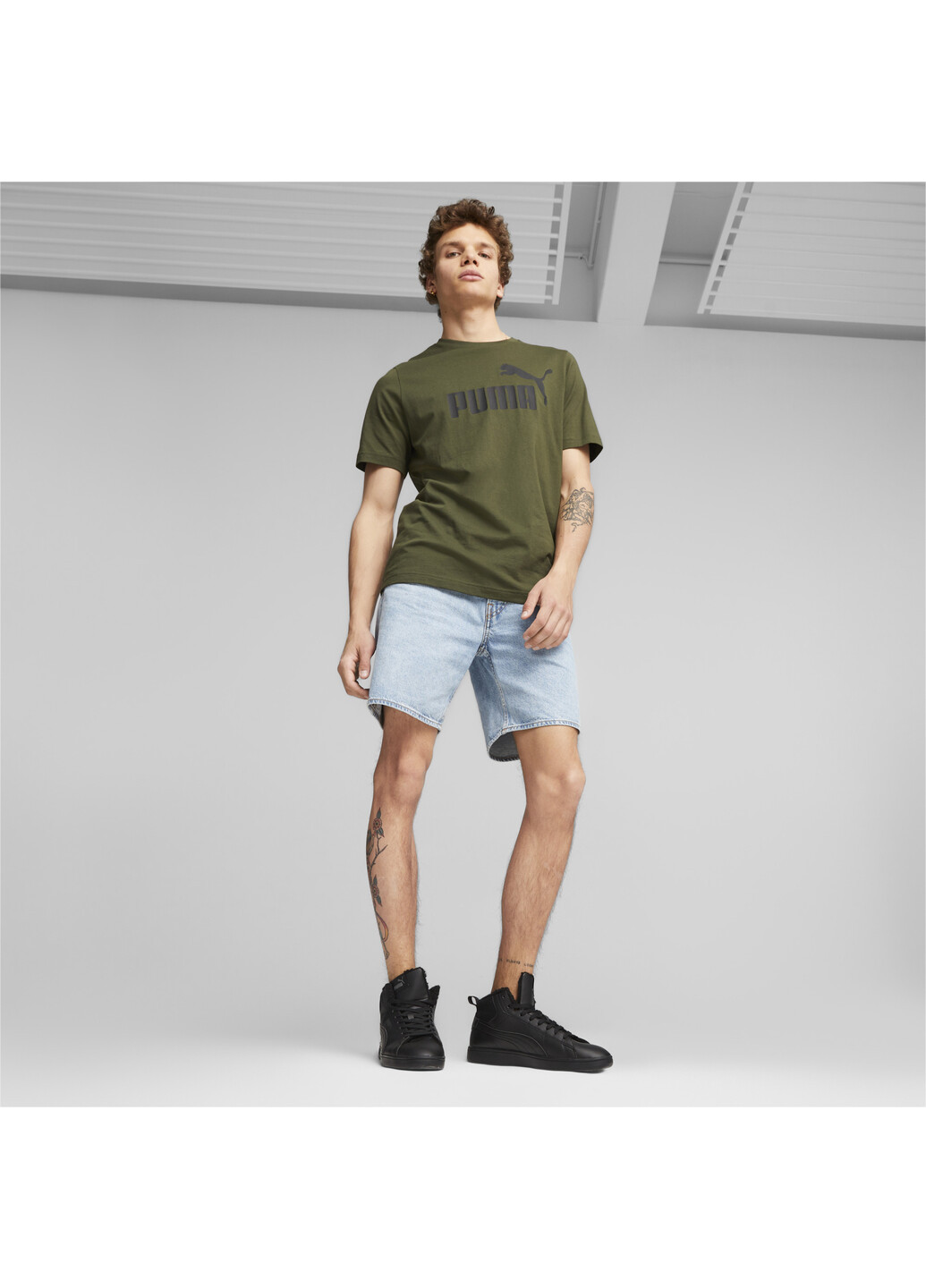 Чорні кросівки smash 3.0 mid wtr sneakers Puma