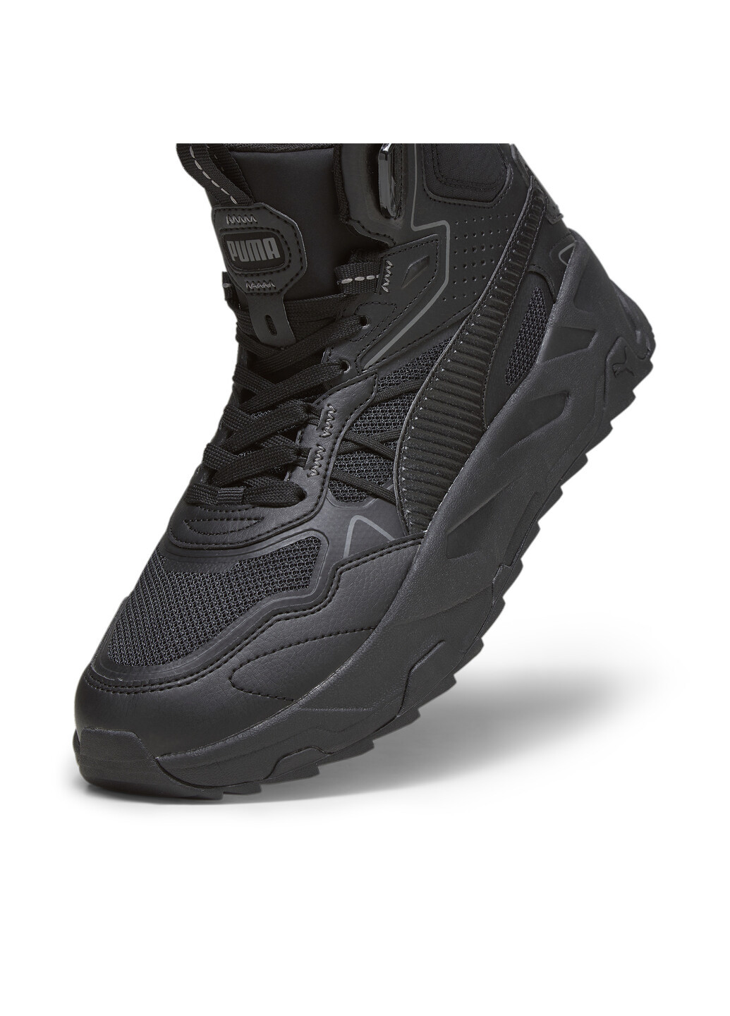 Чорні кросівки trinity mid hybrid sneakers Puma