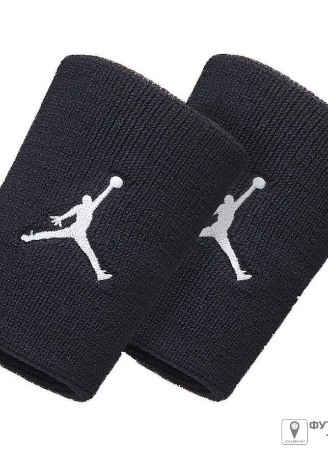 Напульсник JORDAN JUMPMAN WRISTBANDS 2 PK чорний Unisex OSFM Nike (261766161)