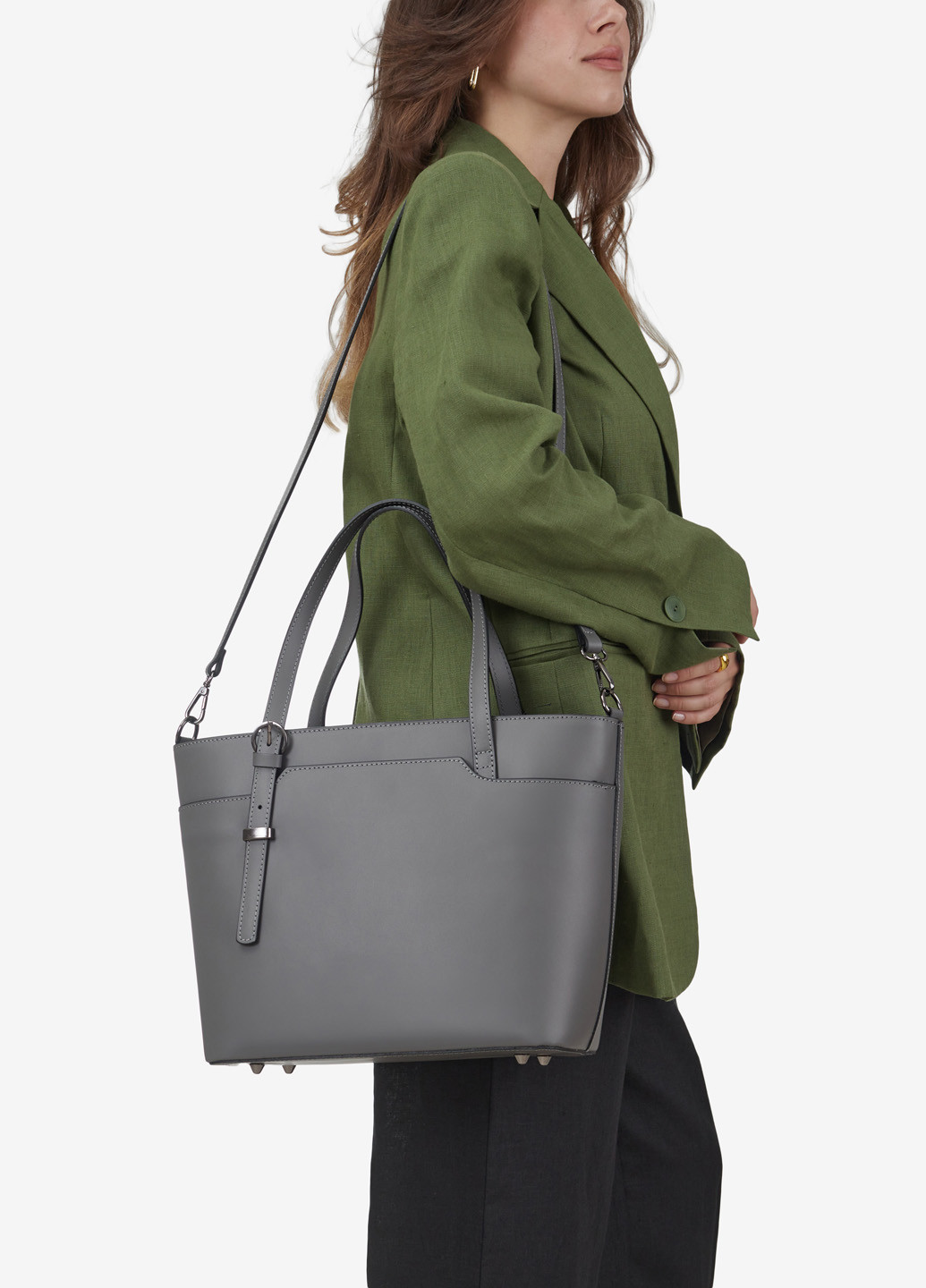 Сумка женская кожаная тоут большая Tote Regina Notte (261029255)