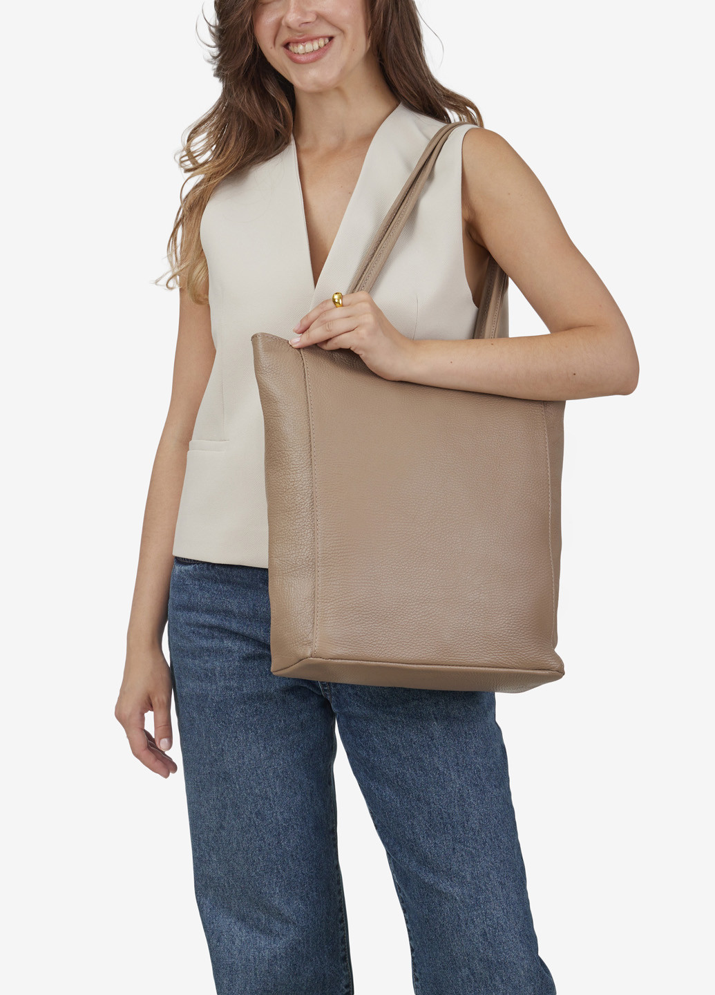 Сумка жіноча шкіряна шоппер велика Shopper Regina Notte (261029286)