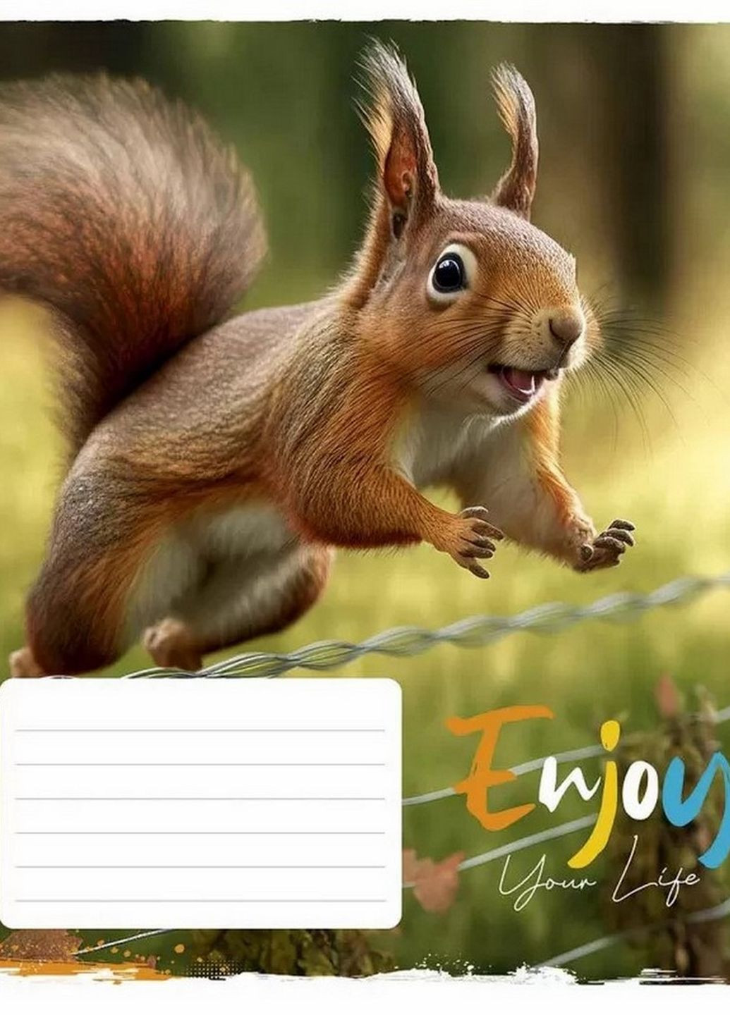 Тетрадь ученическая "Enjoy your life" 012-3252K-1 в клетку на 12 листов Школярик (261029819)