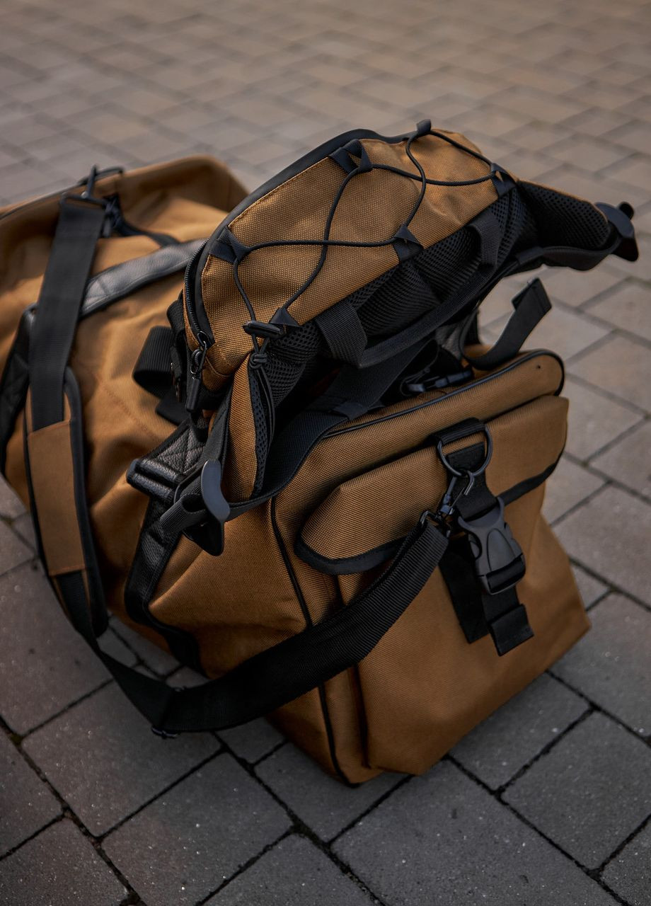 Тактическая бананка, поясная сумка цвет камуфляжный койот с карабином No Brand coyote tt (261326433)