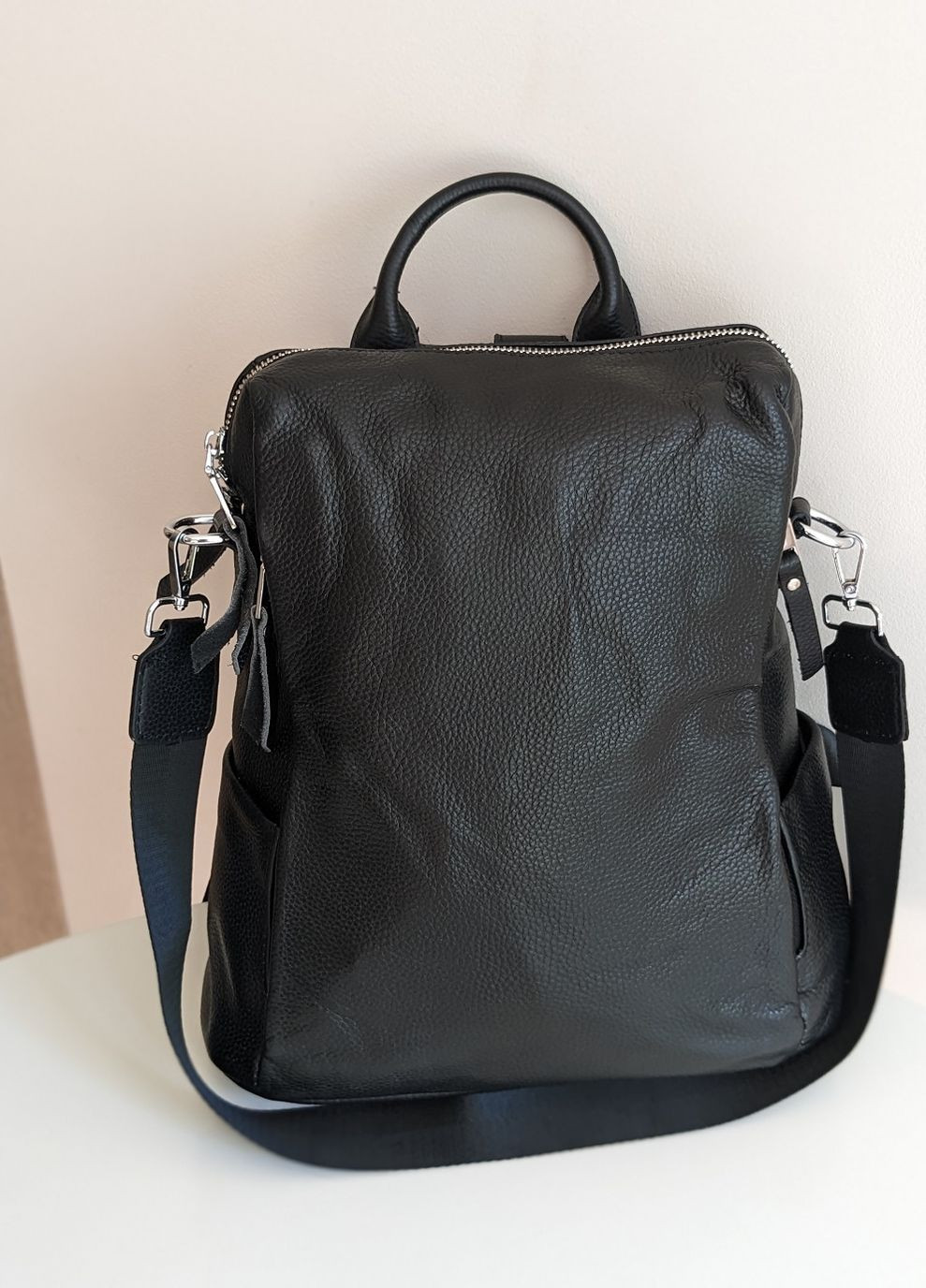 Шкіряний рюкзак-сумка для формату А4 Vishnya (261030958)