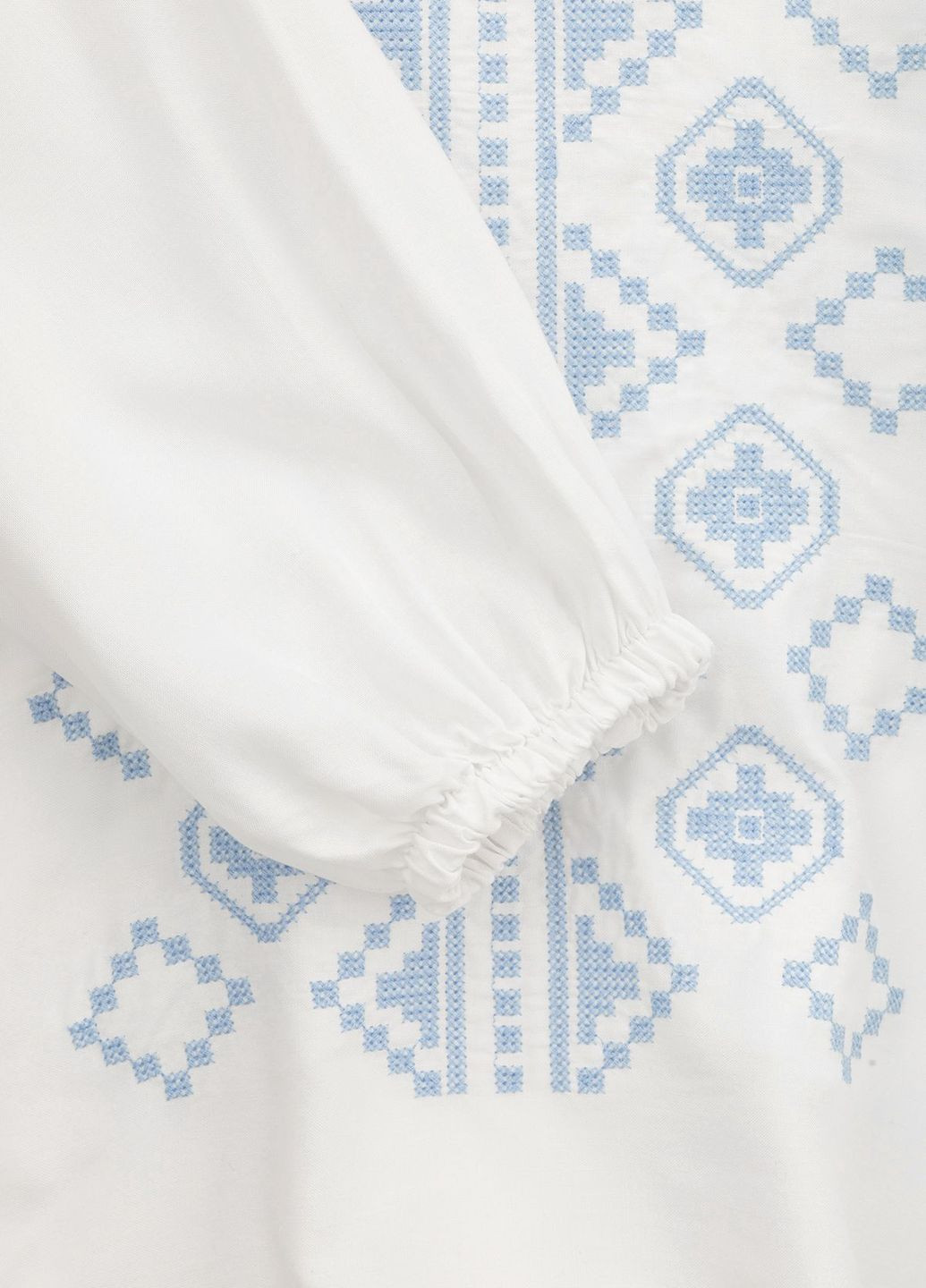 Біла вишиванка ES-Q візерунок українська символіка (261241103)