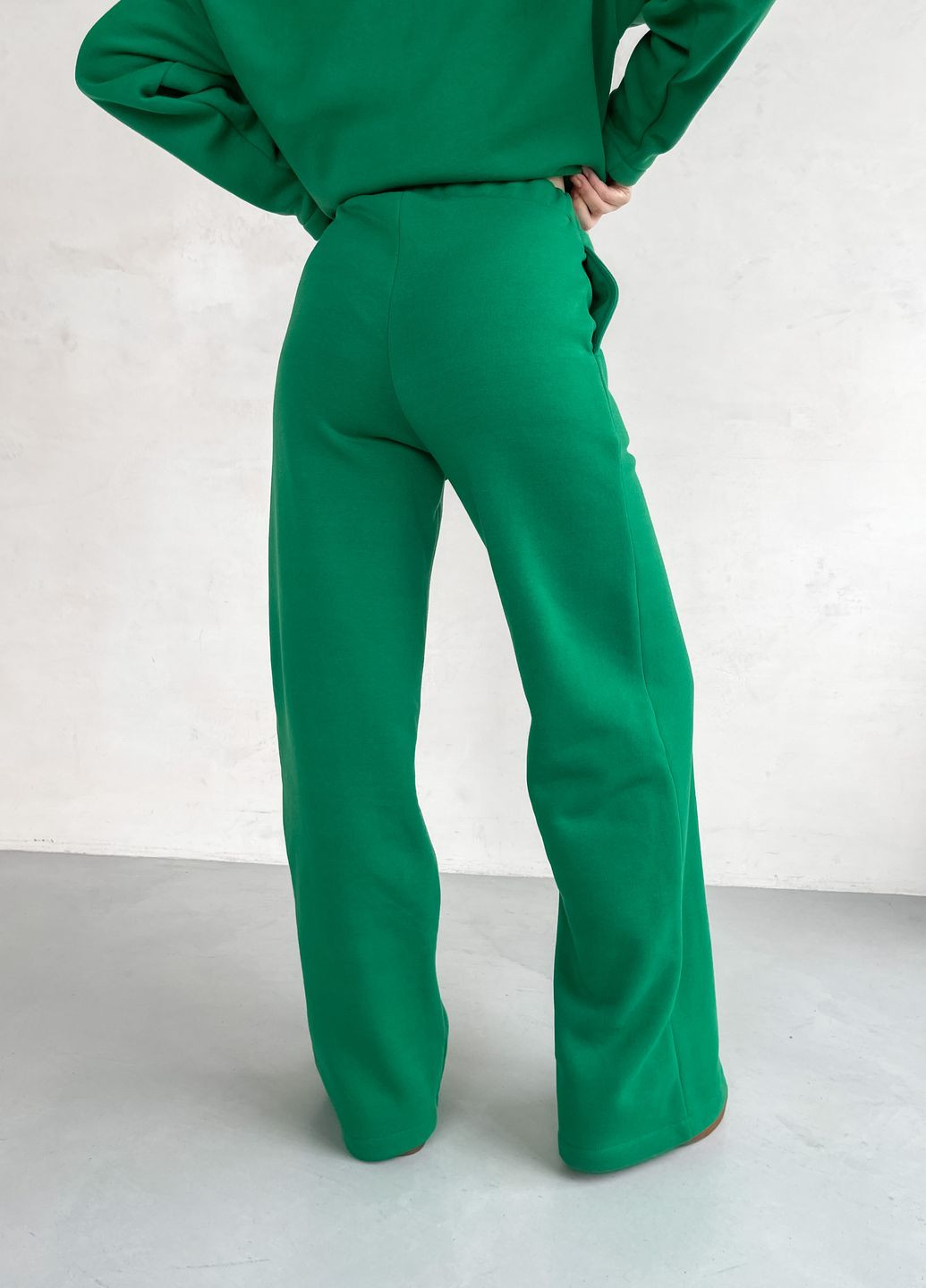 Теплий костюм на флісі зеленого кольору 100000205 Merlini Марсала (261241282)