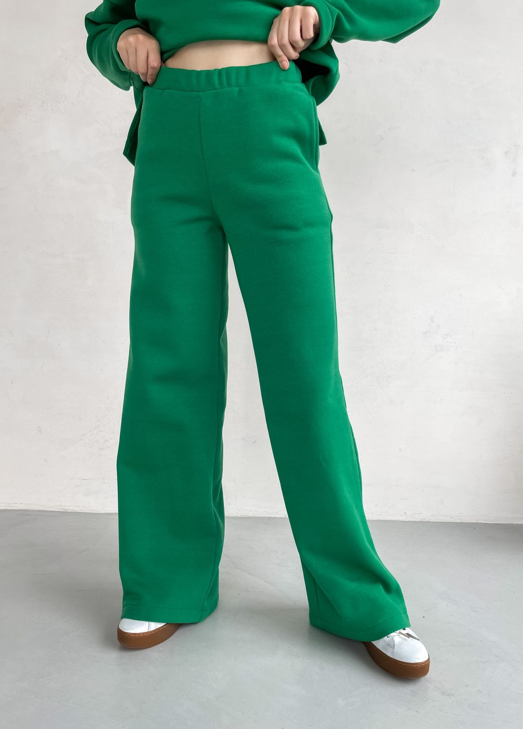 Теплий костюм на флісі зеленого кольору 100000205 Merlini Марсала (261241282)