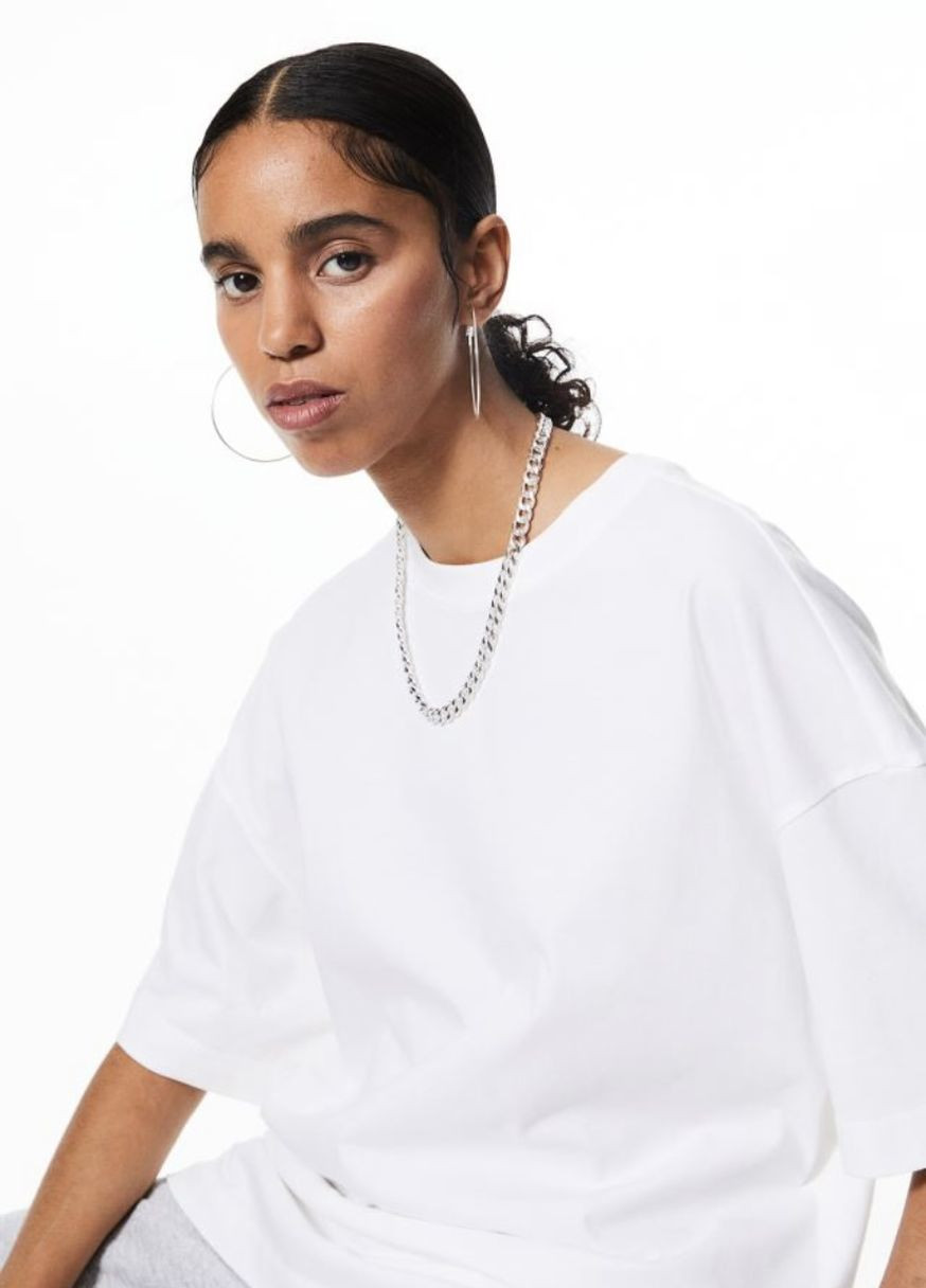 Футболка оверсайз H&M - (261255107)