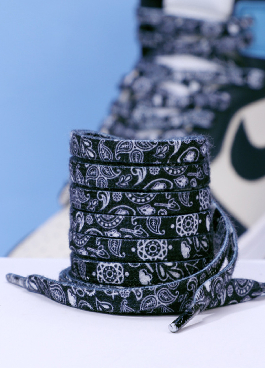 Плоские шнурки для обуви с принтом огурцы, 120 см, цвет №208 No Brand (261764724)