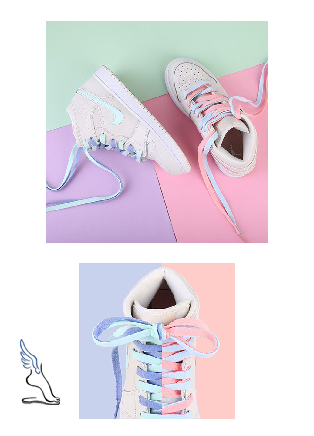 Плоскі шнурки для взуття, 120 см, колір №51 No Brand (261764719)