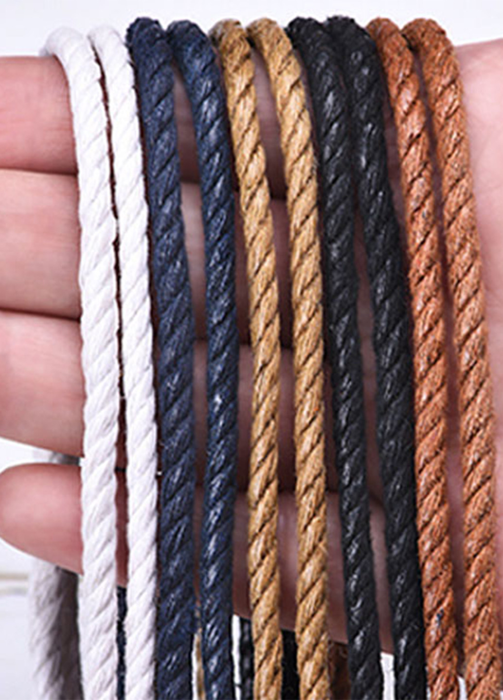 Круглі плетені шнурки для взуття, 120 см, колір №6 No Brand (261764721)