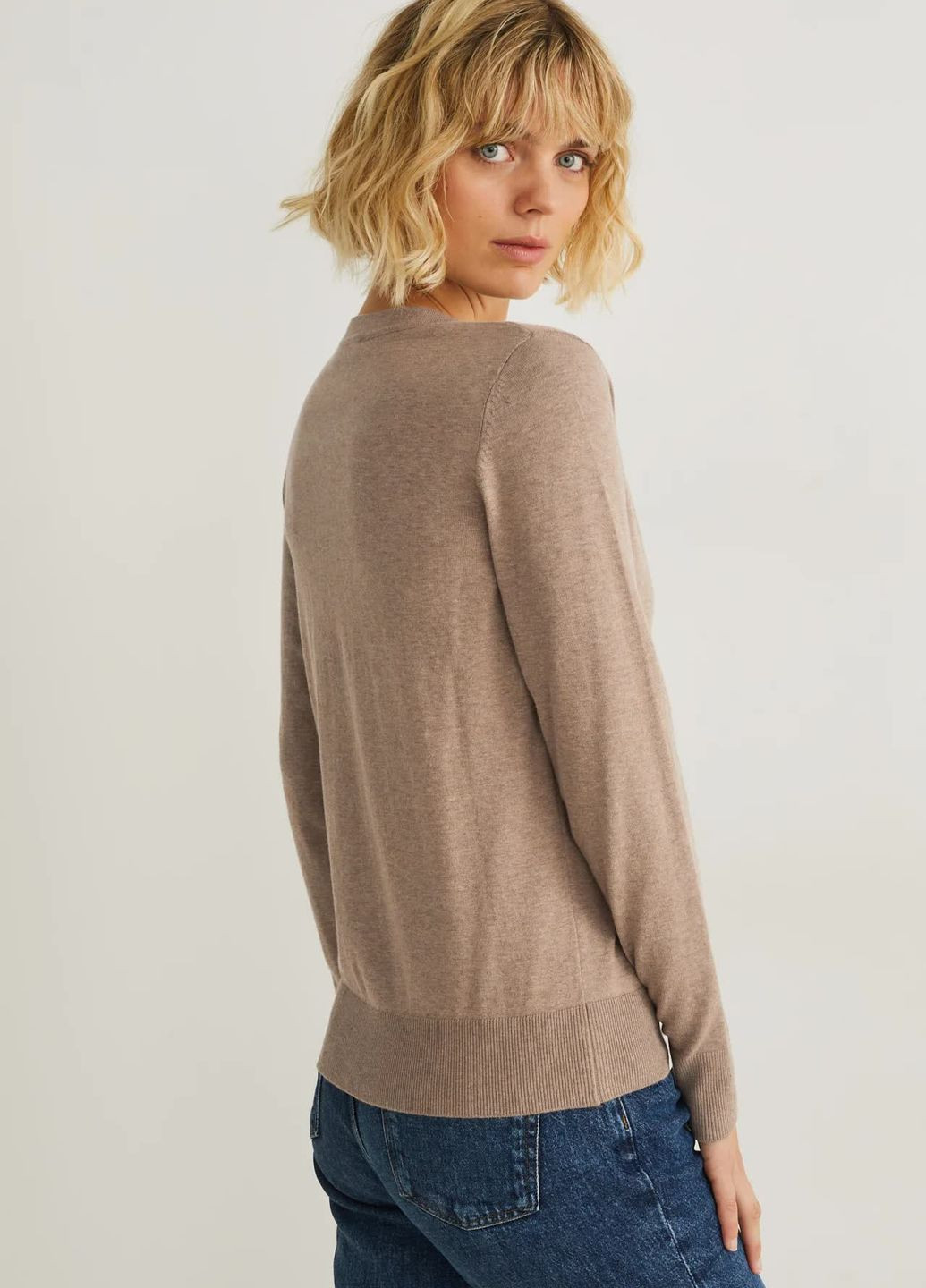 Бежевый демисезонный кардиган C&A